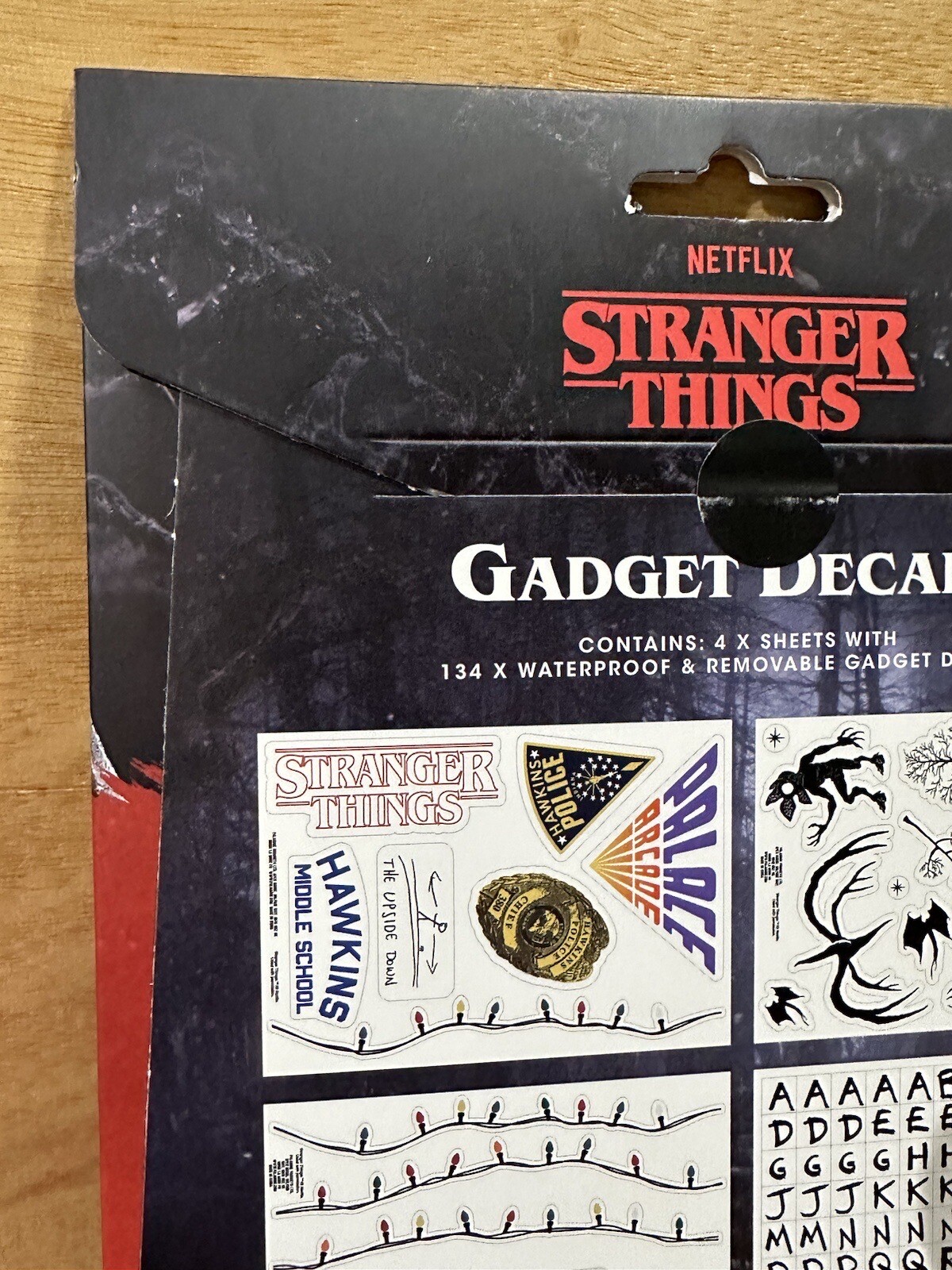 Stranger Things Vinyl Gadget Decals Laptop Waterproof Stickers Netflix Reusable