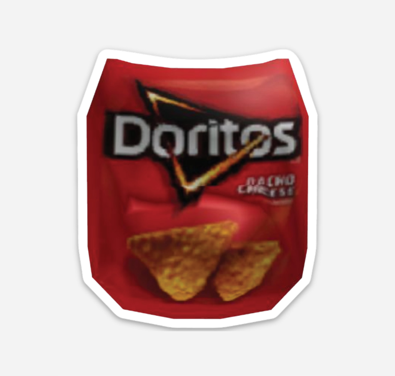 3″ Low Res Doritos Bag Sticker Funny Chips Meme Decal Matte Finish