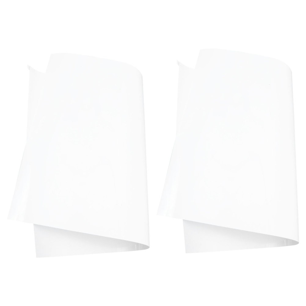 2 Pcs Self-adhesive Whiteboard Wall Stickers Dry Erase Removable
