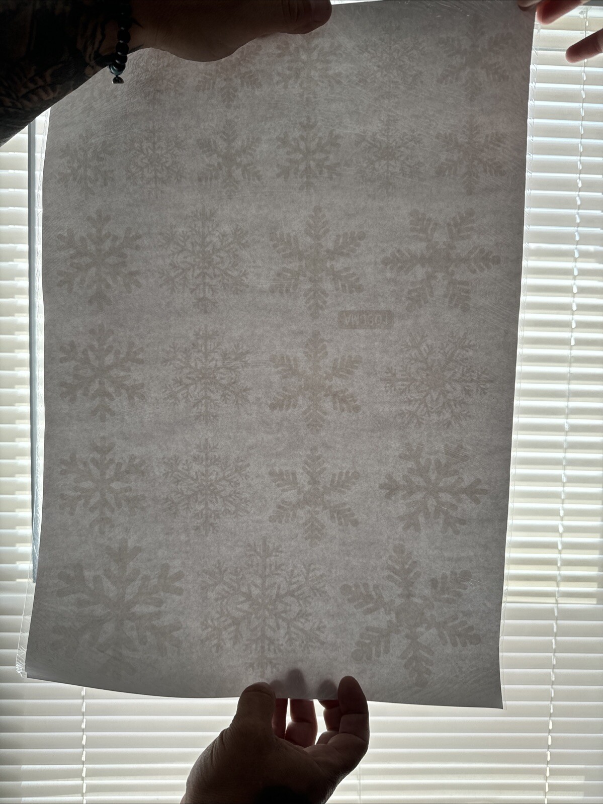 200+PCS 6-Sheets Snow Flake, Bells, Etc Decals
