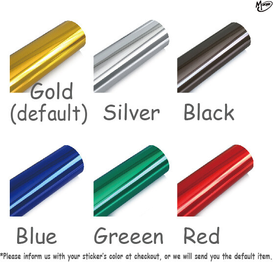 Van Halen Decal Stickers Metallic Chrome Effect 10.5cm Wide die cut best giftsG