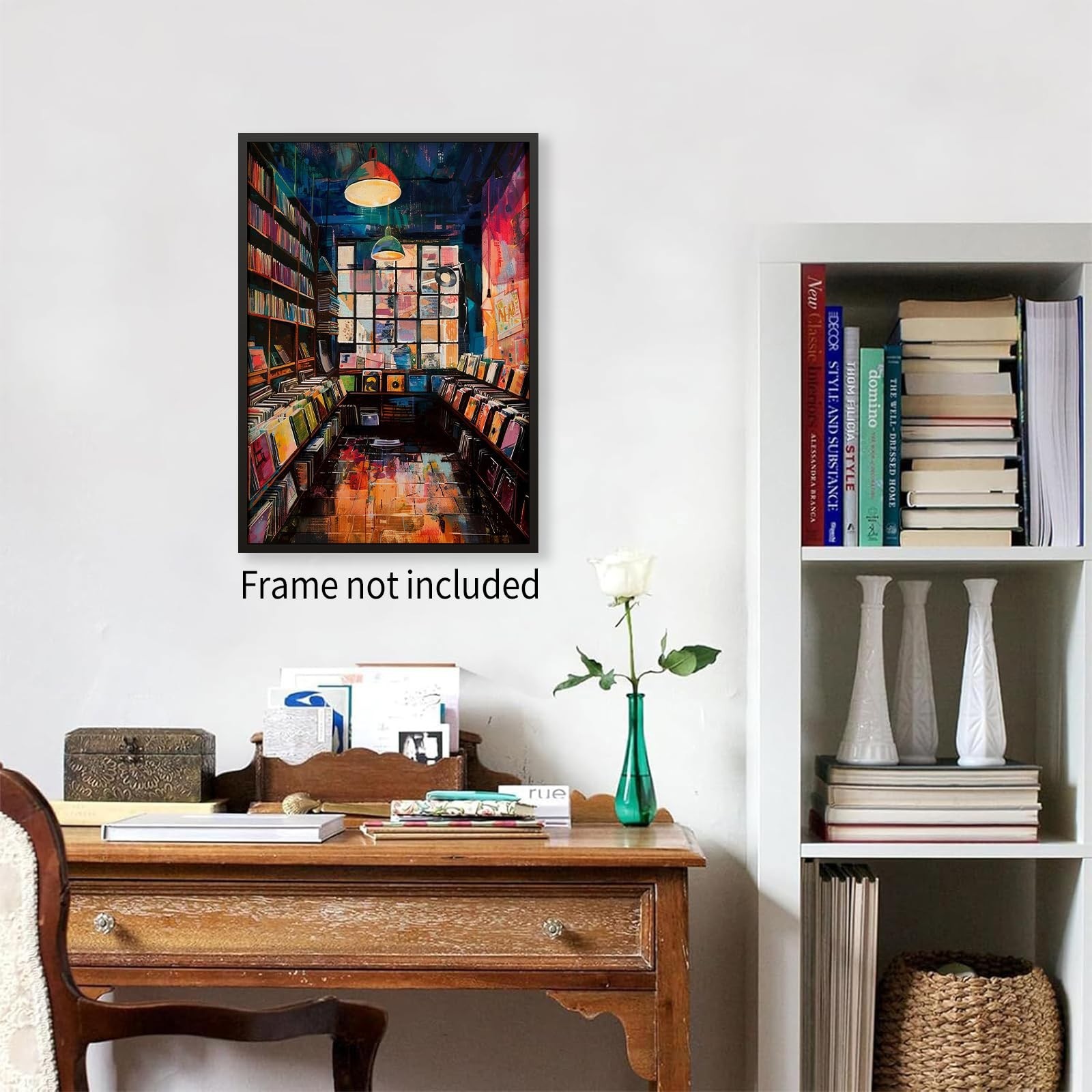 Jefuzh Vinyl Record Store Poster Music Album Cover Wall Art Vintage Aesthetic…