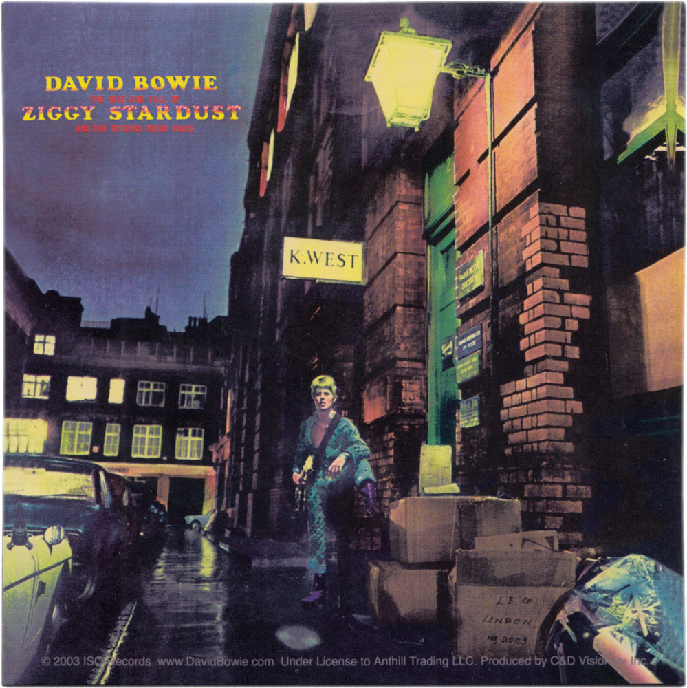 Sticker – David Bowie Ziggy Stardust Album Cover 1980s Rock Music Band Retro 4″