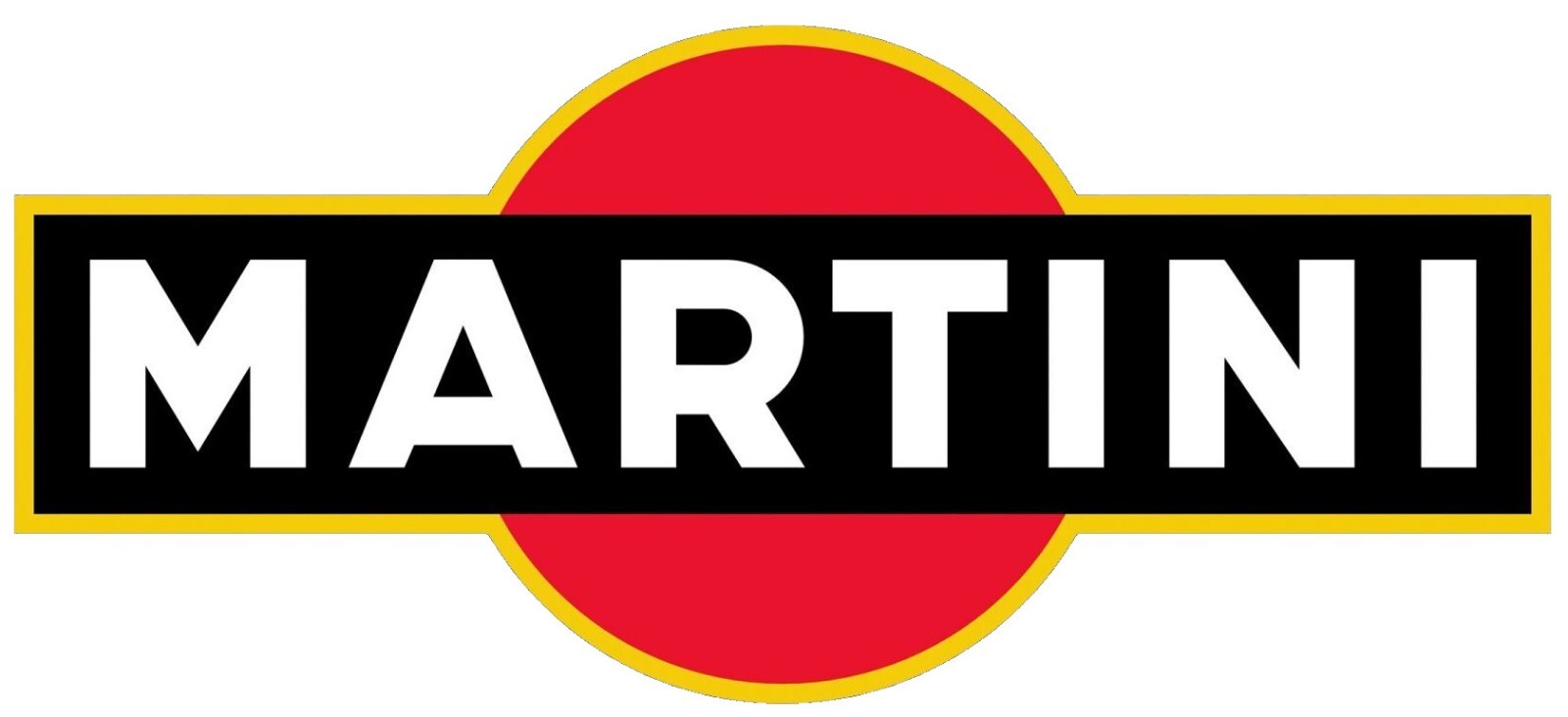 Martini racing sticker logo weatherproof bumper vinyl decal