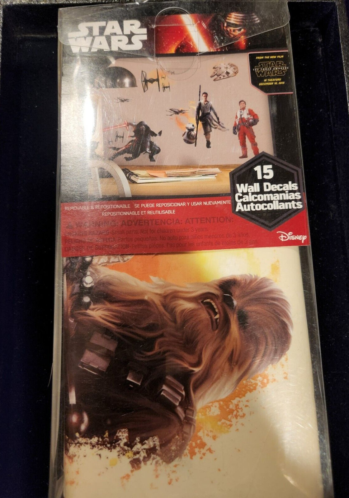 Star Wars Classic Peel and Stick Wall Decals Removable Stickers 15 Total New