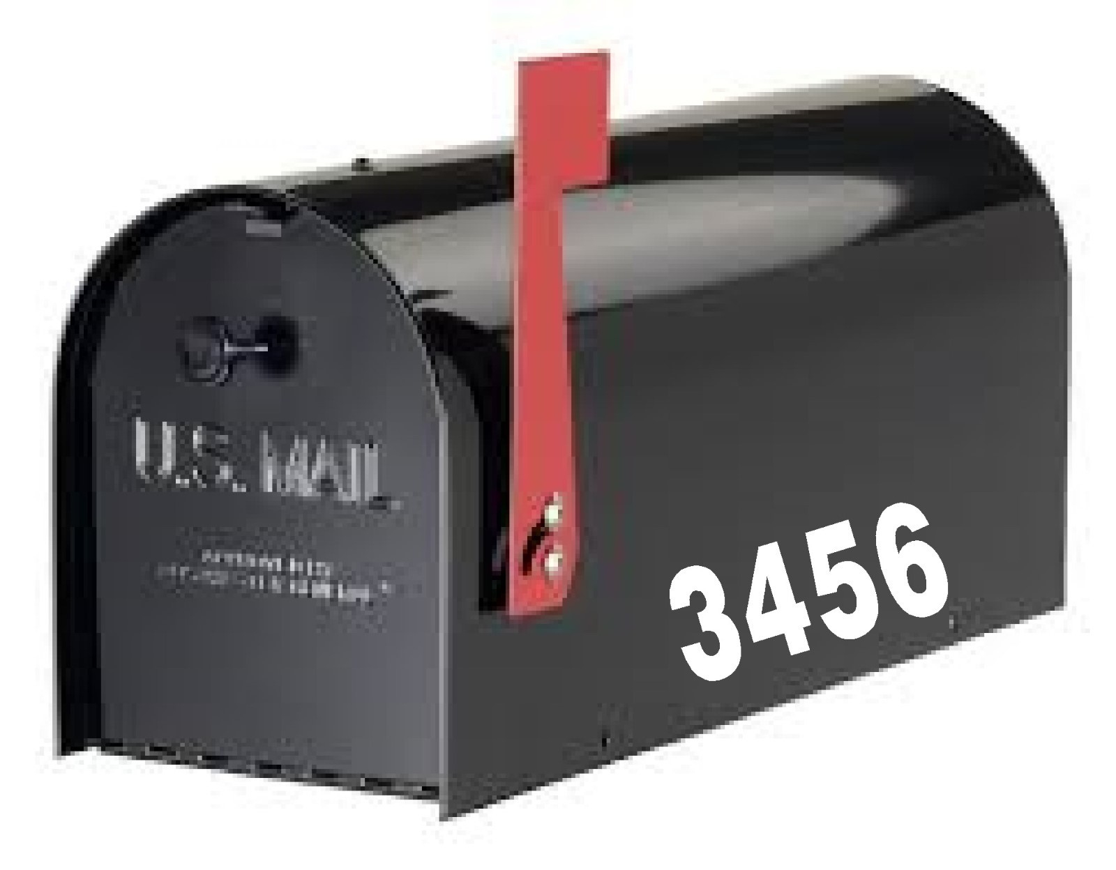 0-9 Numbers Vinyl Sticker Decal, Tool Box Locker Mailbox, 3 set of 10 numbers