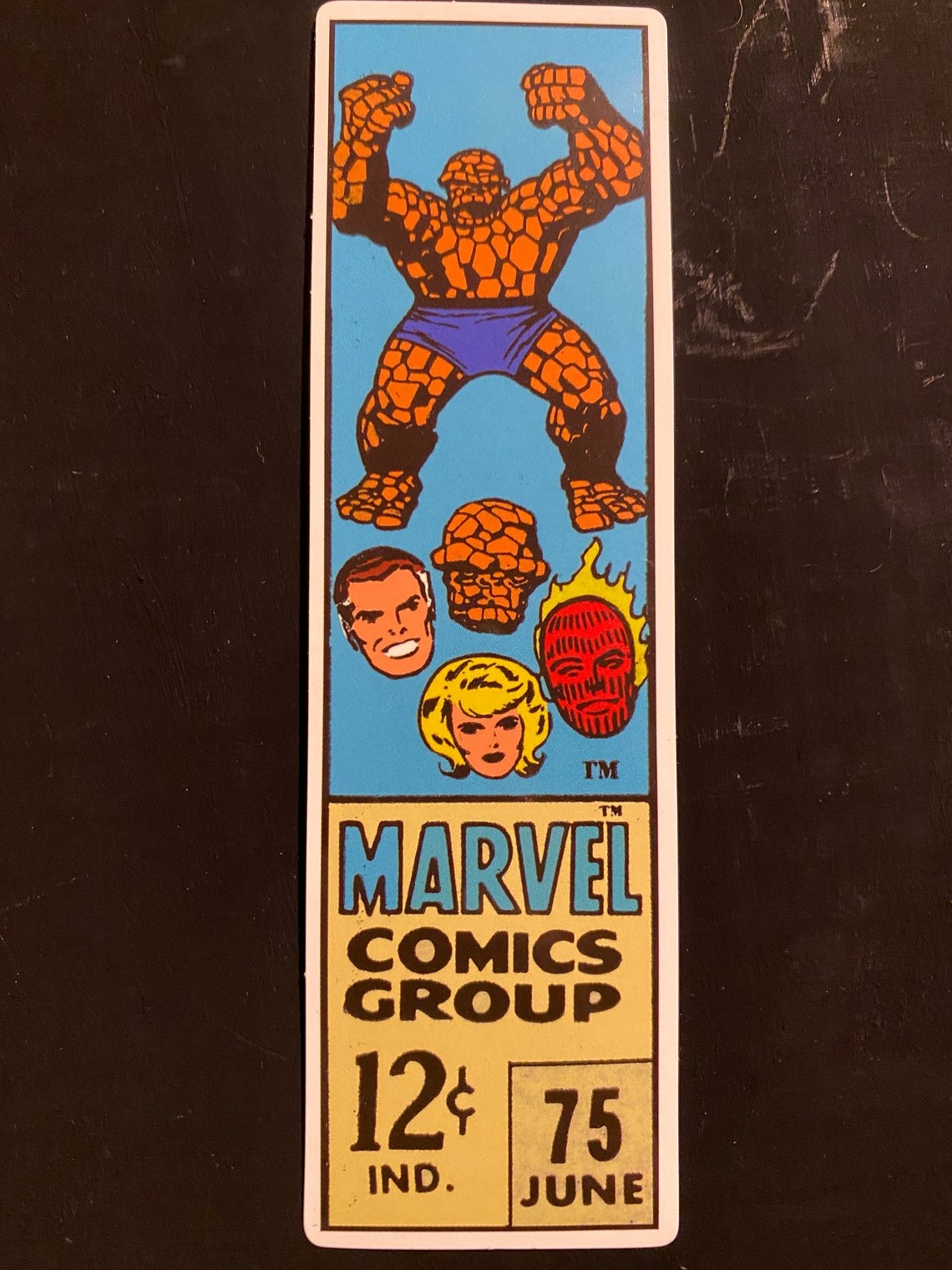 Fantastic Four Marvel Corner Box 5″ Decal Vinyl Sticker! Jack Kirby art!