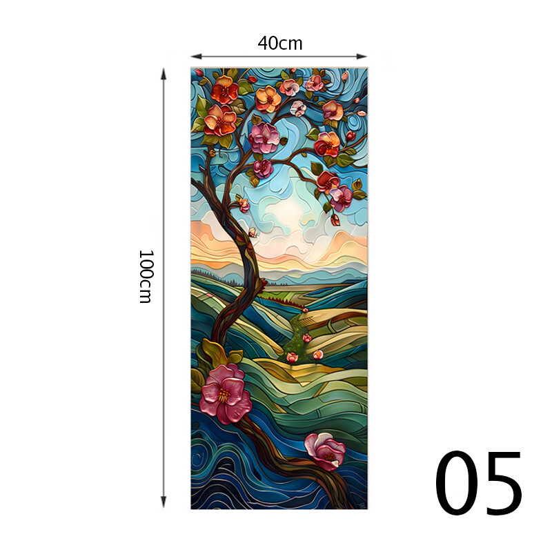 Door Sticker Wallpaper Murals Abstract Self-adhesive Waterproof Elevator Paper
