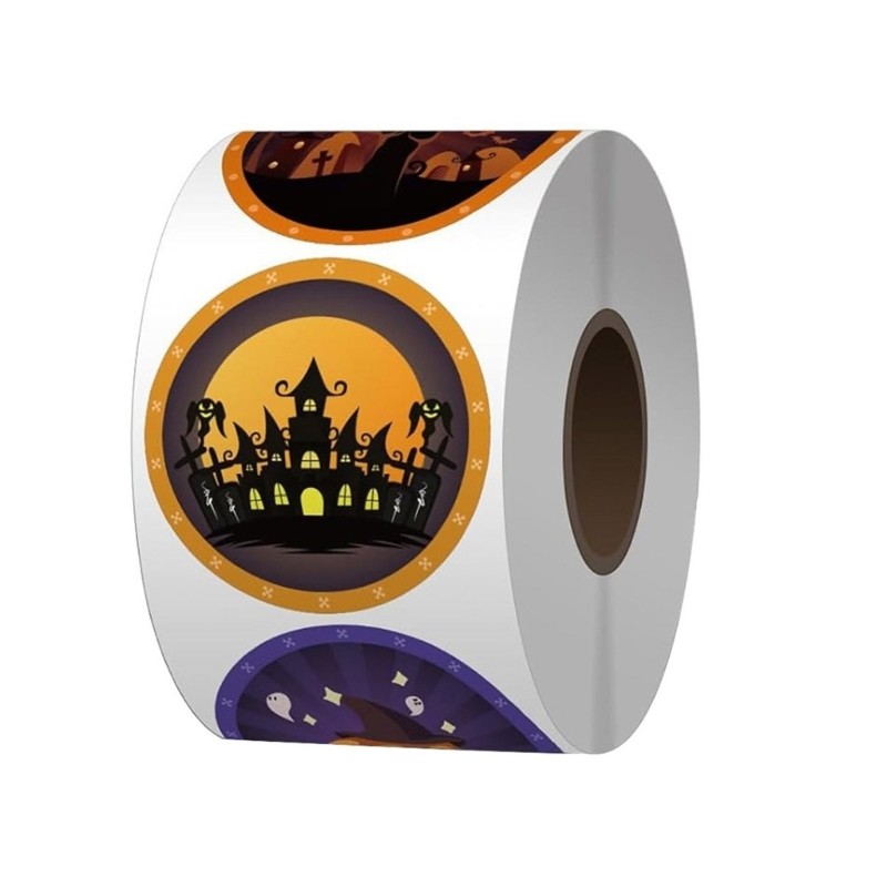 Halloween Sticker Gift Sticker Pumpkin Sticker Reward Sticker Spiders Sticker
