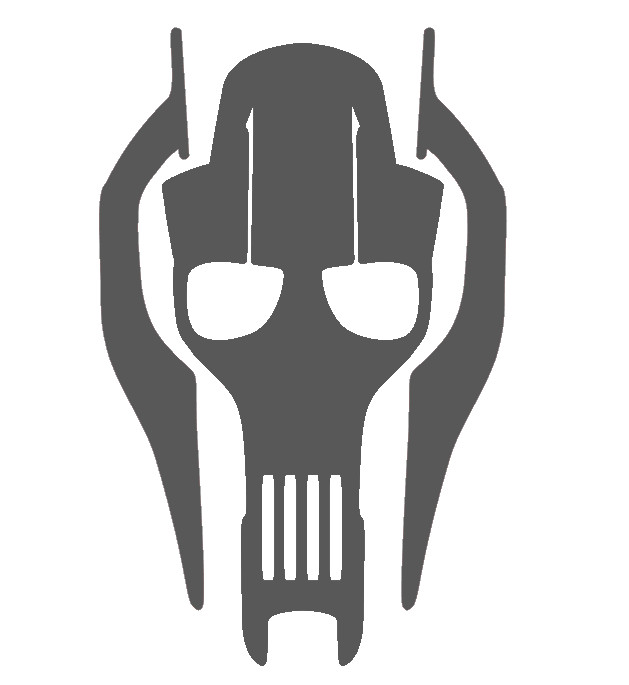 GENERAL GRIEVOUS, STAR WARS, Decal Stickers for Cars, Laptops, Tablets