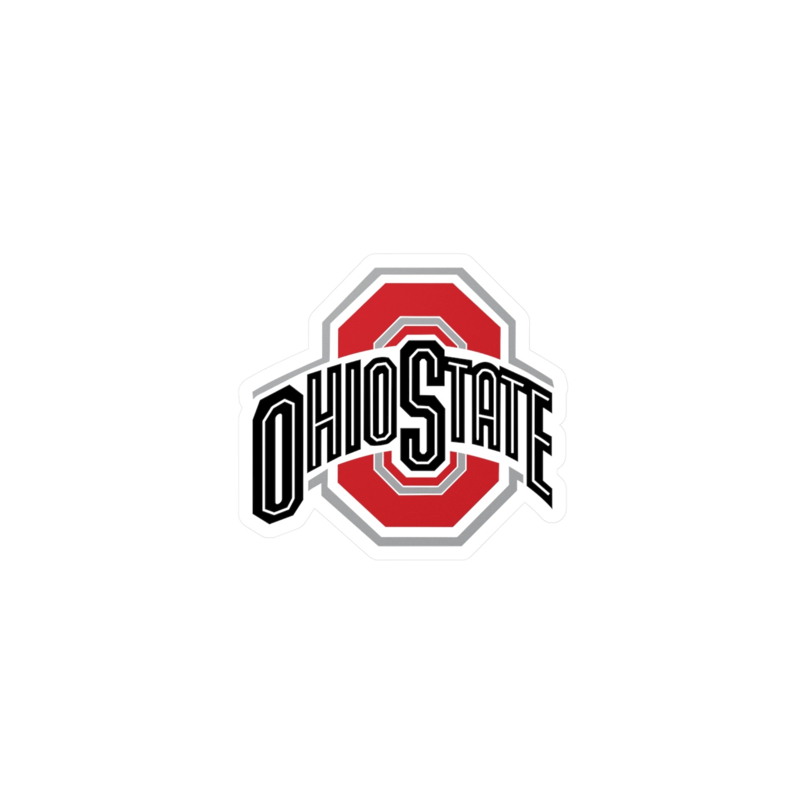 Ohio State University Kiss-Cut Vinyl Decals, OSU Buckeyes Stickers, Laptop, Cell
