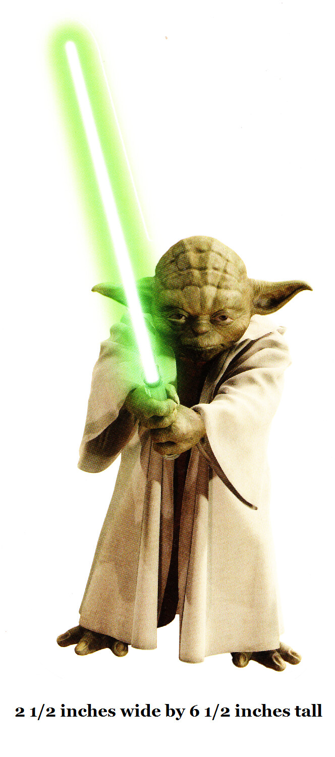 30 STYLES- Star Wars Characters Wall Decal Sticker Room Decor Sith Jedi Yoda