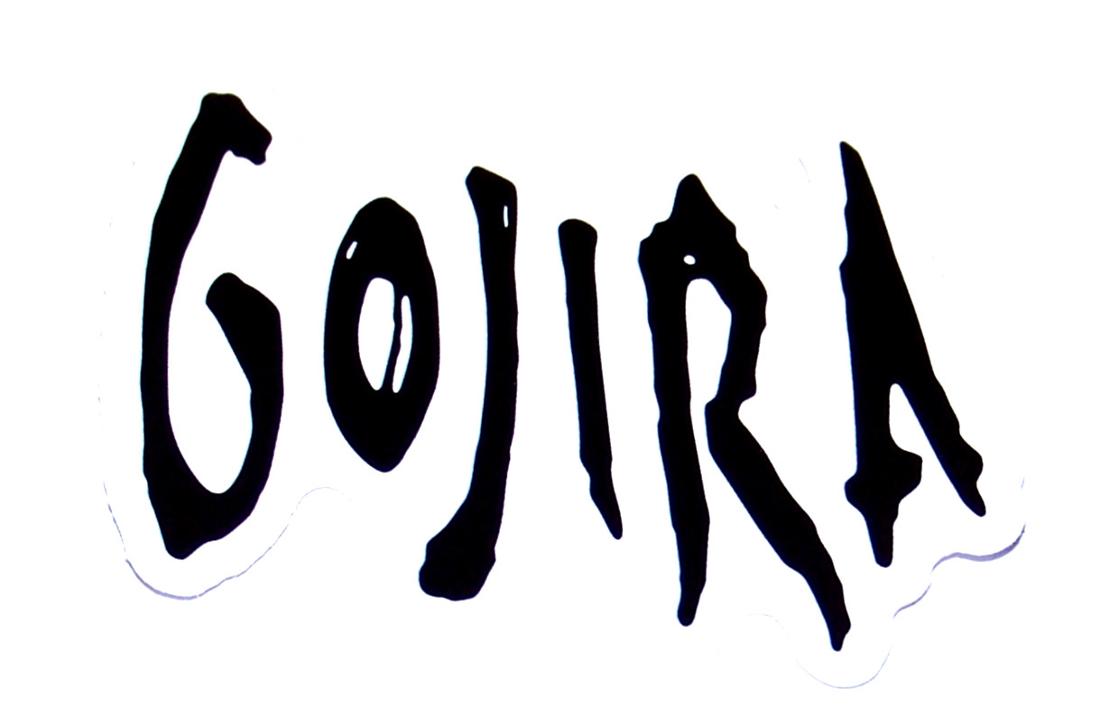 GOJIRA – Logo Cut Sticker Decal Band Music Heavy Metal Gojira