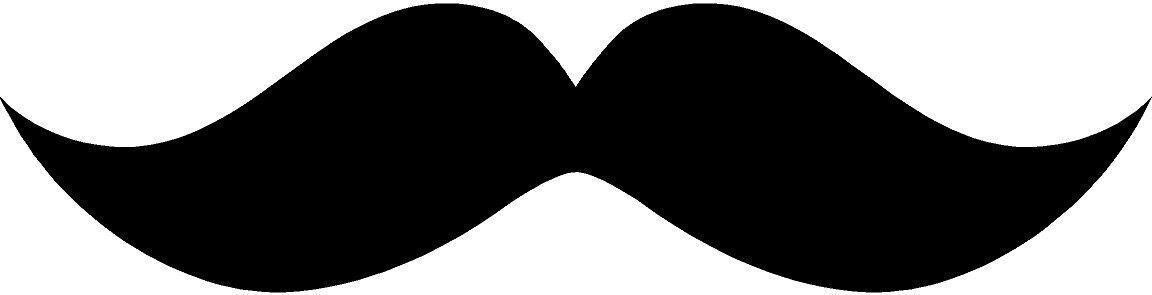 30 – 1″ X Small Mustache Vinyl Decal Wall Electric Outlet Funny Sticker Stache A