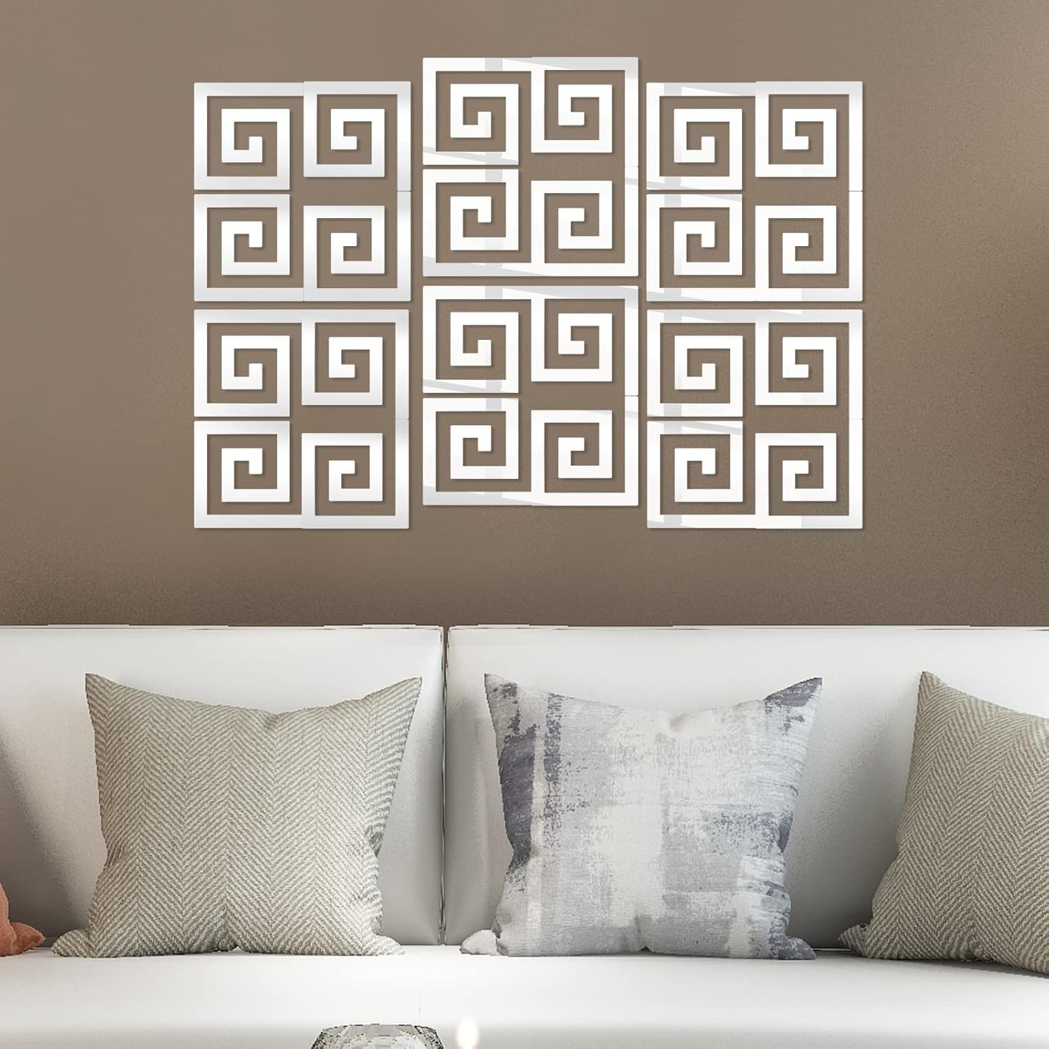 100 Pieces Removable Acrylic Mirror Setting, Mirror Tiles Wall Sticker Decal,Mir