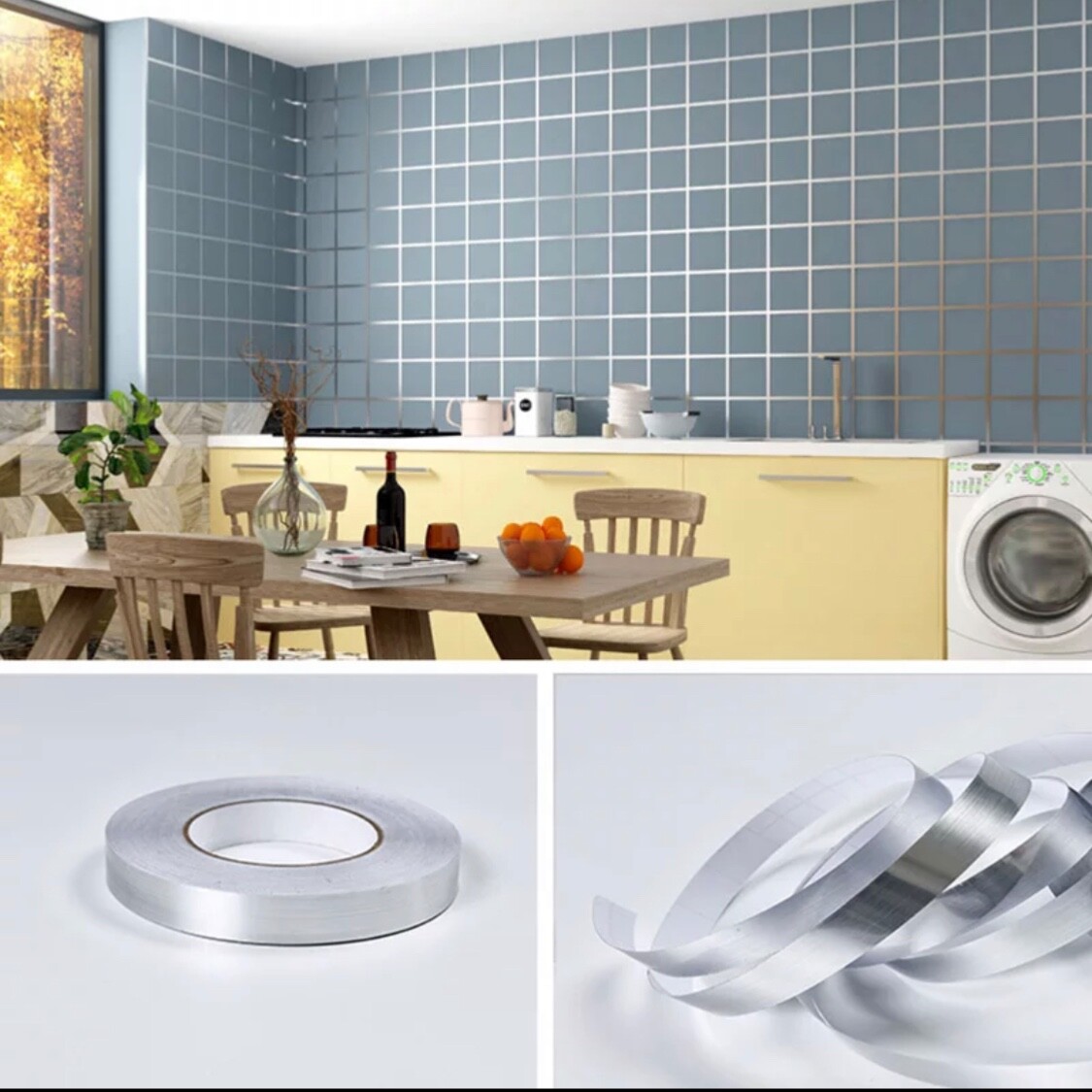 Tile Gap Tape Decor Wall Sticker Self Adhesive Tile Floor Seam Filling Stickers