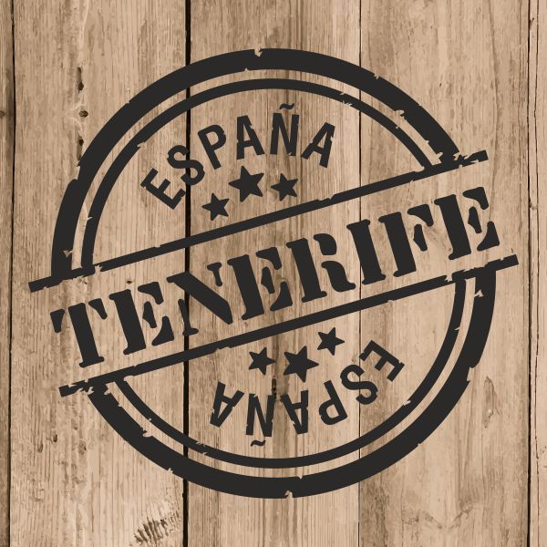 Tenerife Sticker Vinyl 10 cm / 4″ Decal Stamp Tenerife Spain Car Laptop Tablet