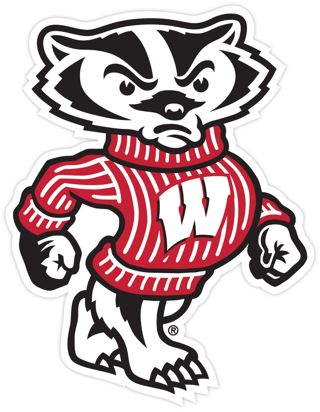 Wisconsin Badgers Vinyl Sticker Decal **MANY SIZES** Cornhole TruckCar Wall