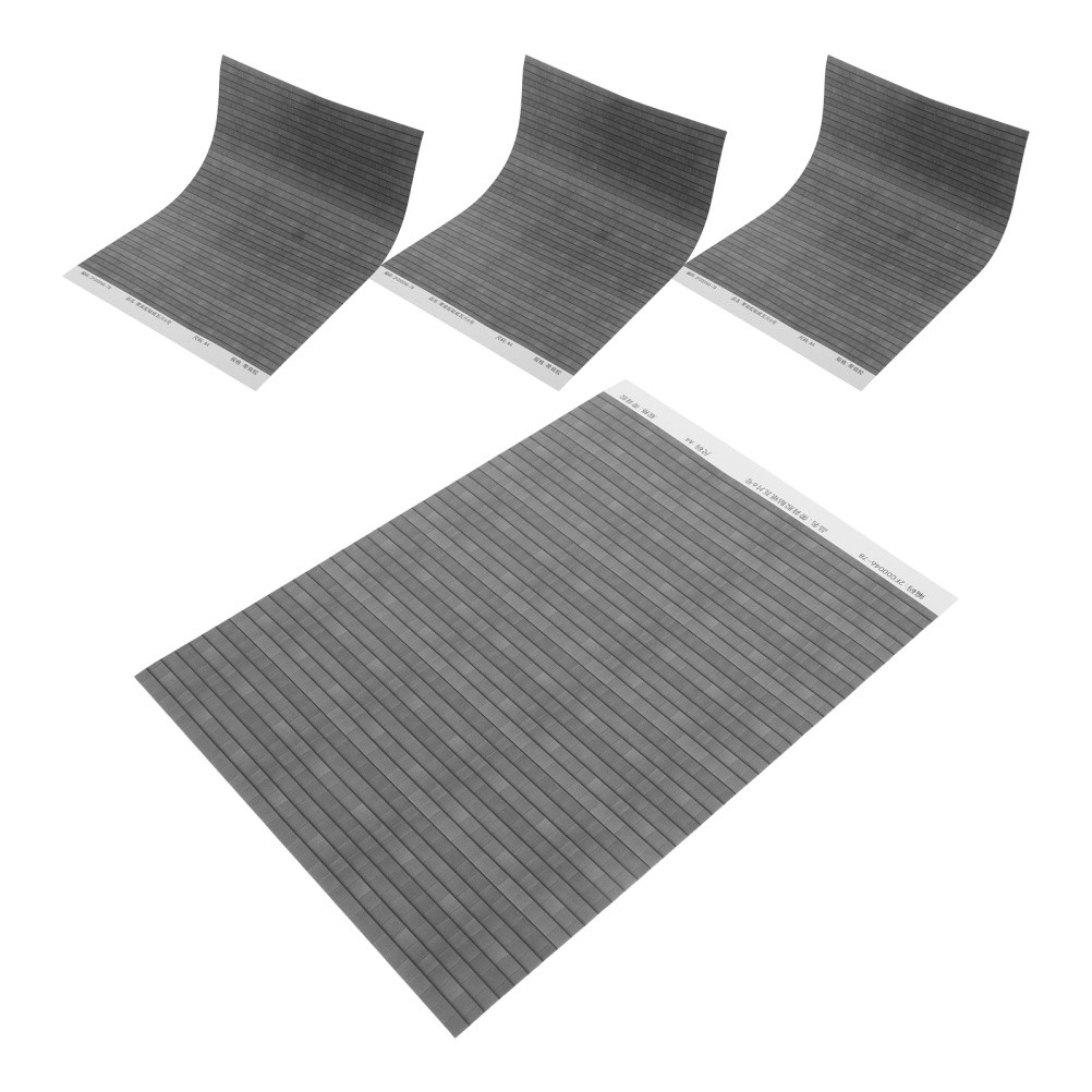 4 Sheets Dollhouse Miniature Roofing Decal – Peel And Stick Roof Tile Sheets