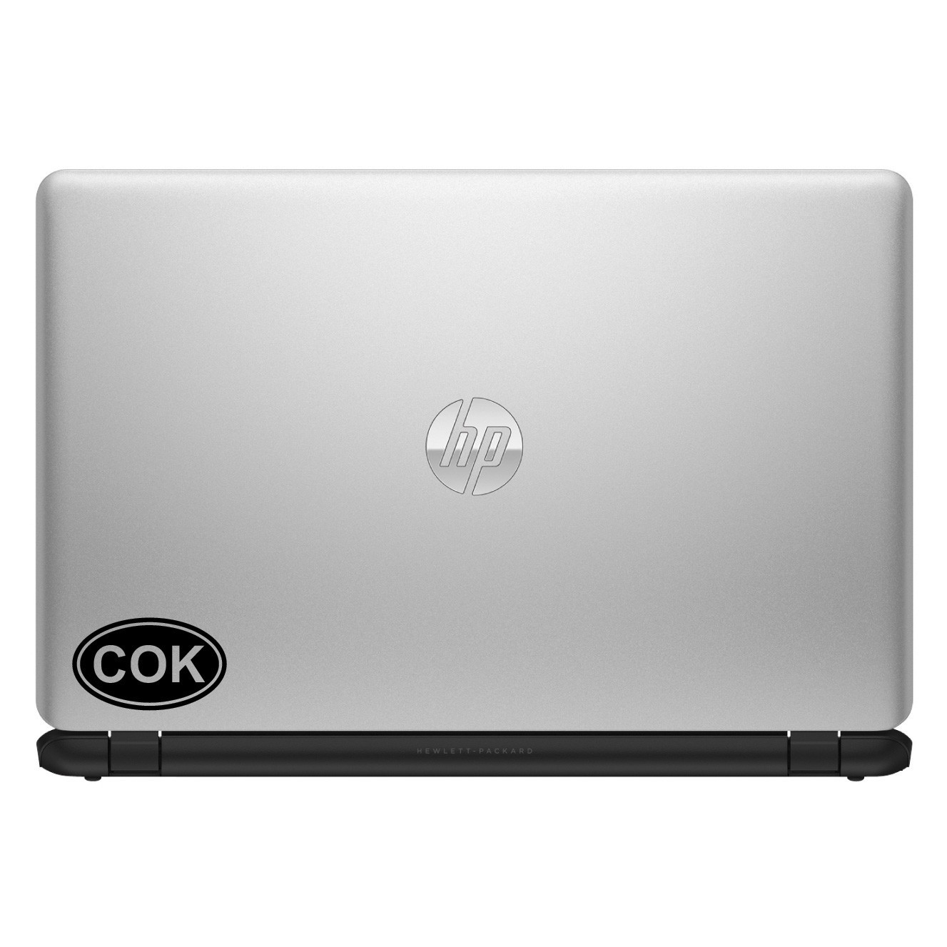 Cook Islands COK Oval Country Code Vinyl Decal Sticker for Car Laptop Window