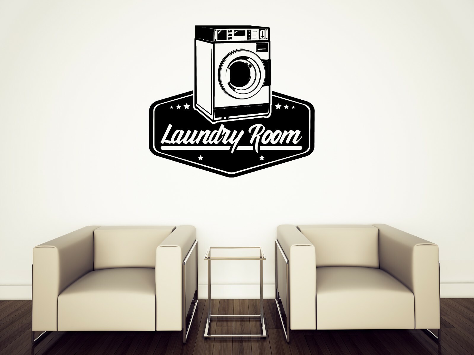 Wall Sticker Vinyl Decal Laundry Room Logo Cleaning Wash Dry Service (n1479)