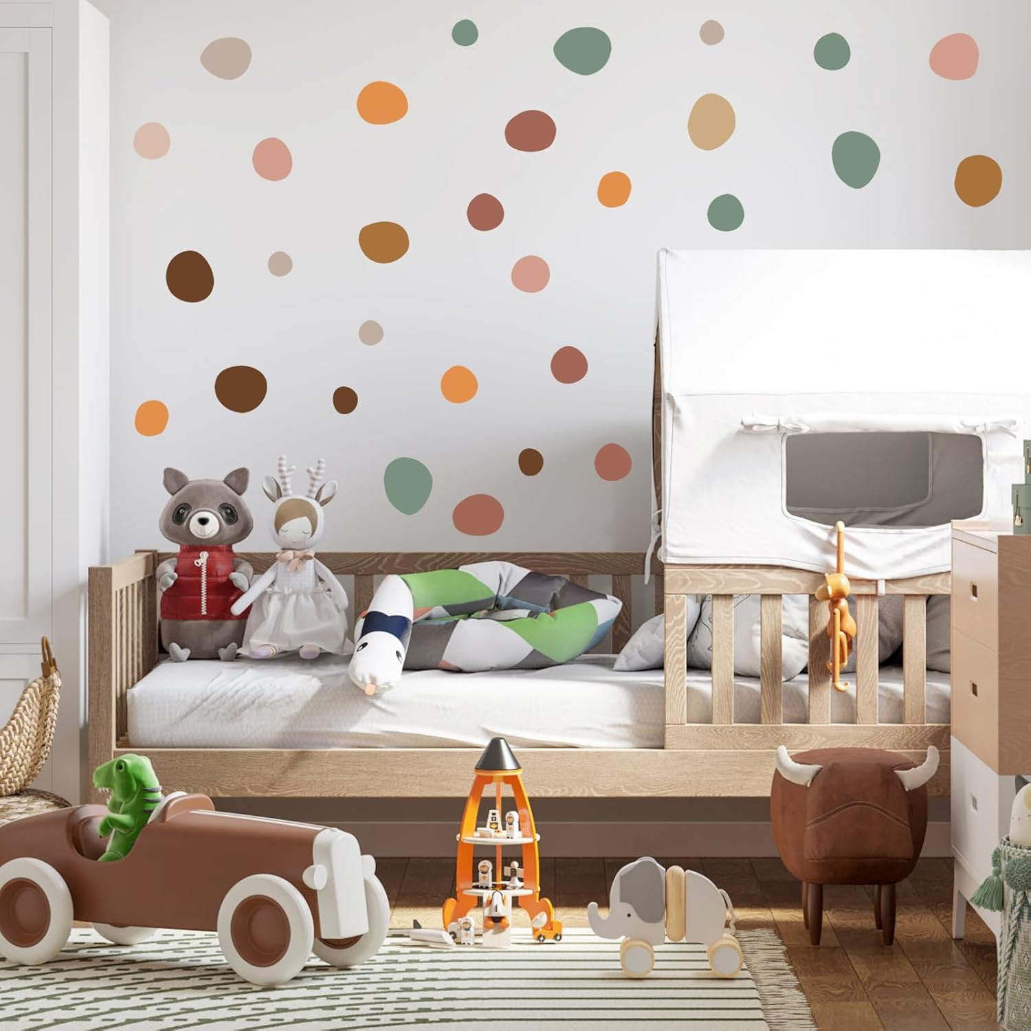 Irregular Polka Dots Boho Wall Stickers – Kids Wall Decal, Nursery Decals,Dots P