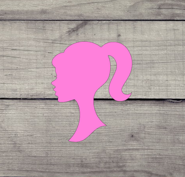 Barbie Head Decal – It’s a Barbie World – Vinyl Decal – Cars, Laptops, Stanley
