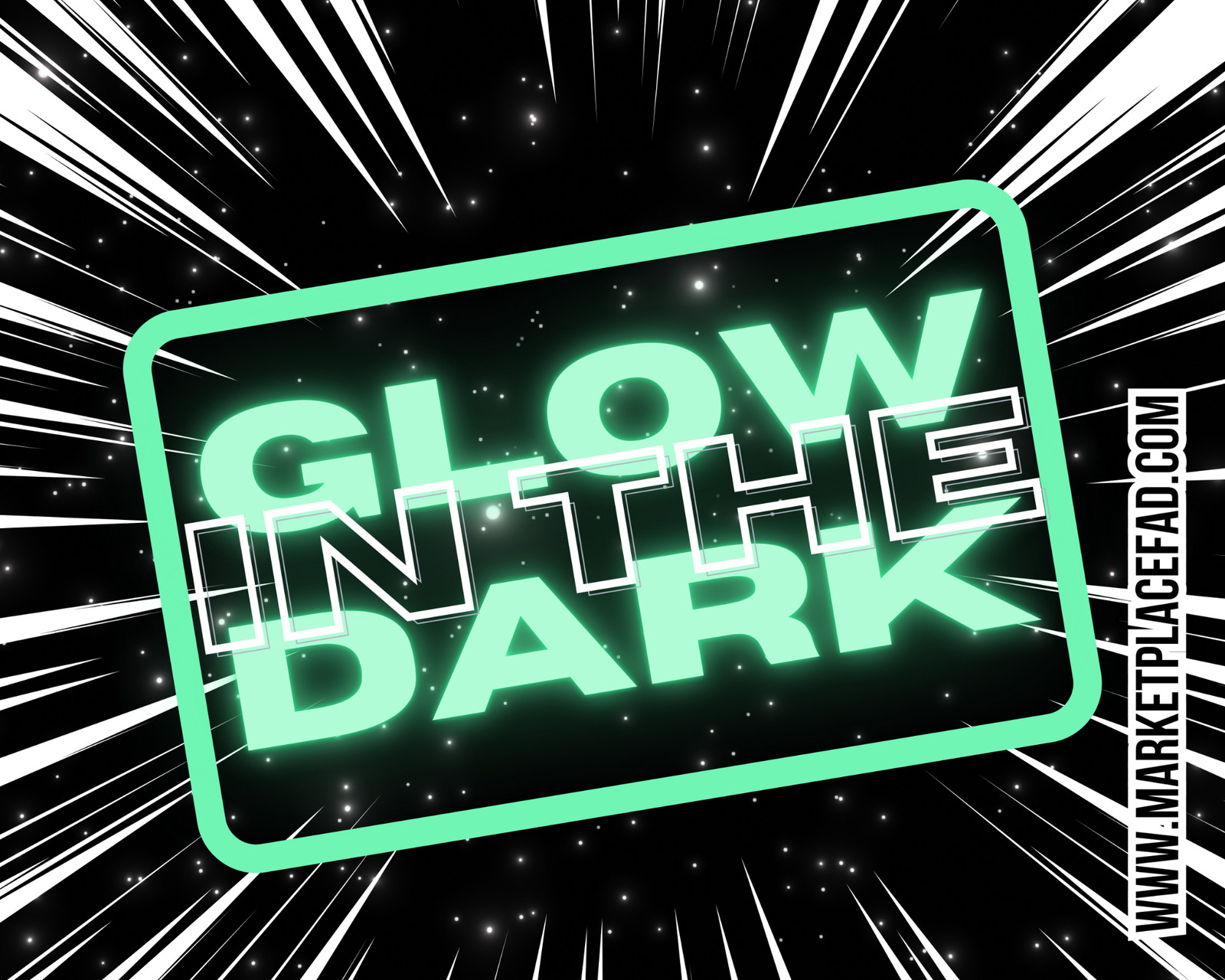 Star Wars Light Switch Vinyl Sticker Decal GLOW-IN-THE-DARK LUKE SKYWALKER VADER