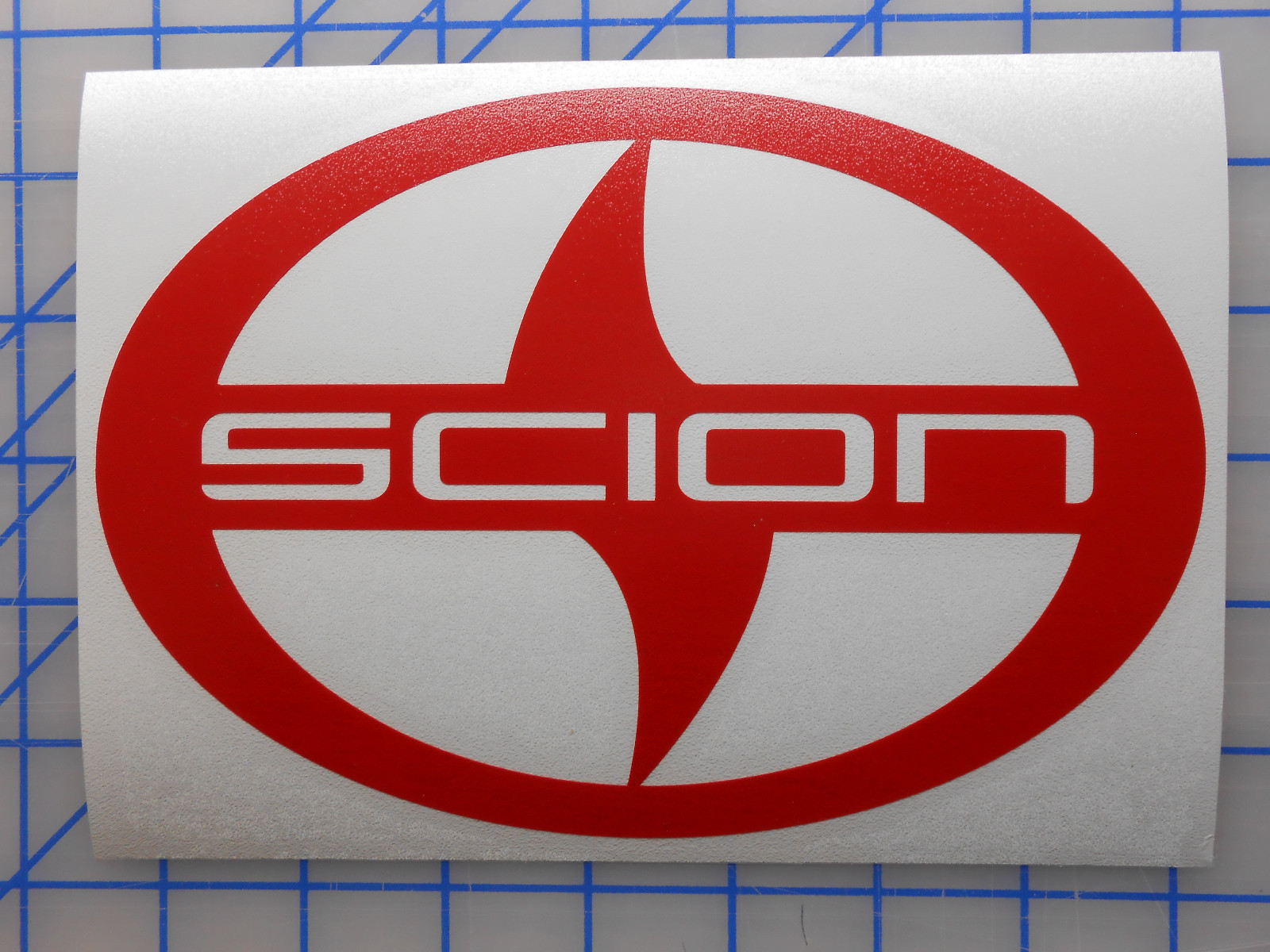 Scion Emblem Sticker Decal 4″ 5.5″ 7.5″ Toyota iQ xD xB tC FR-S S1R Drop Exhaust
