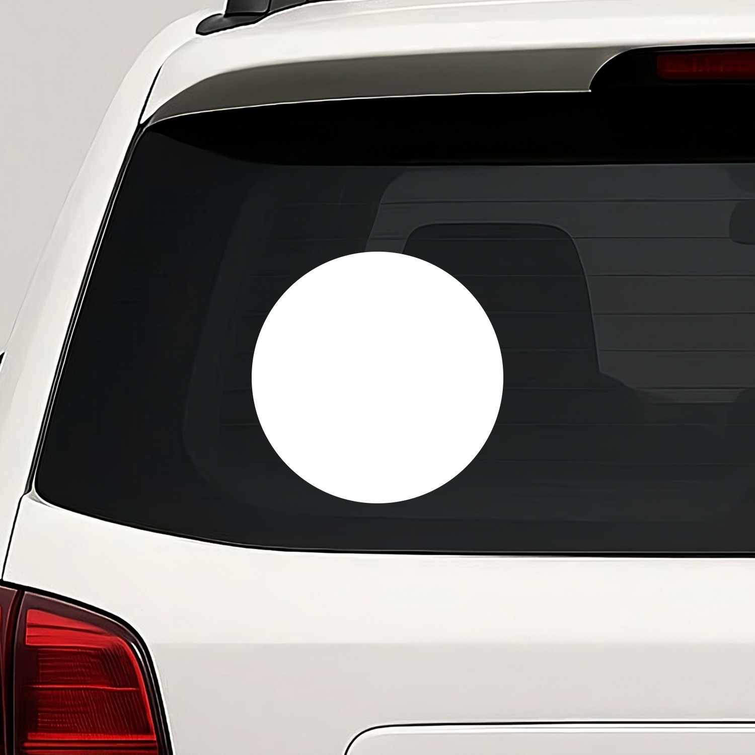 Circle Vinyl Die Cut Decal Sticker – Round Dot Spot Shape