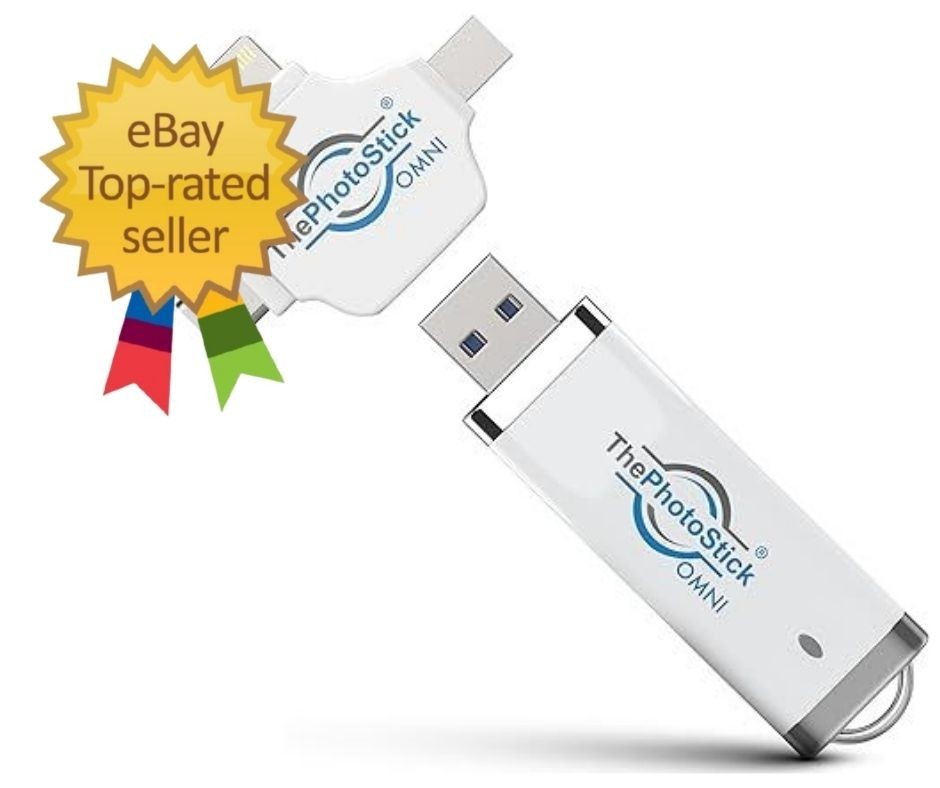 Omni 32GB Memory Stick & USB Flash Drive – Photo & Video Backup f