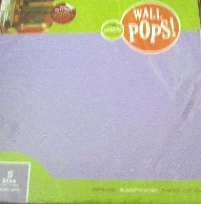 WALL POPS decals 5 13″ BLOX PURPLE PERK SQUARE 13 x13 Wall Sticker Decor NIP