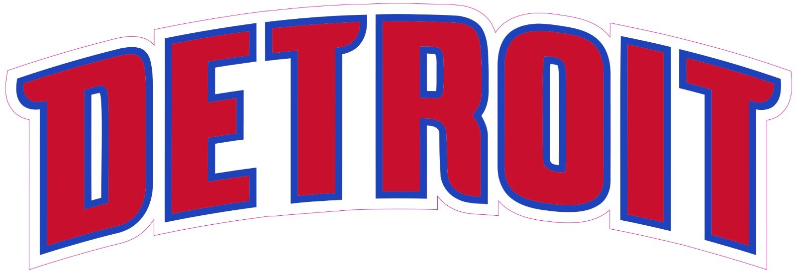 Detroit Pistons Basketball Vinyl Decal Sticker Car Truck Bumper Tumbler Mug