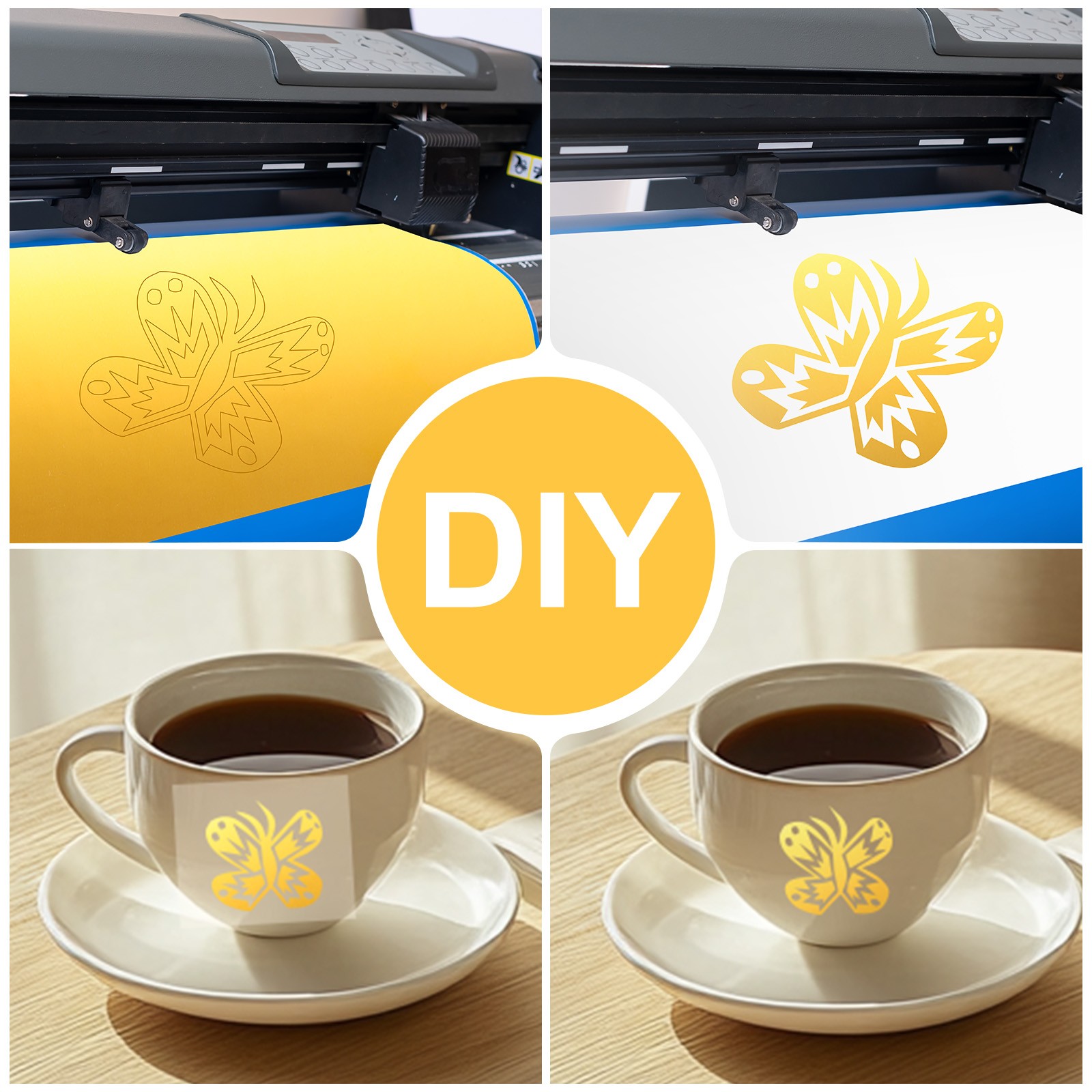 White Permanent Vinyl, 10 Inch x 9.8ft Vinyl Roll