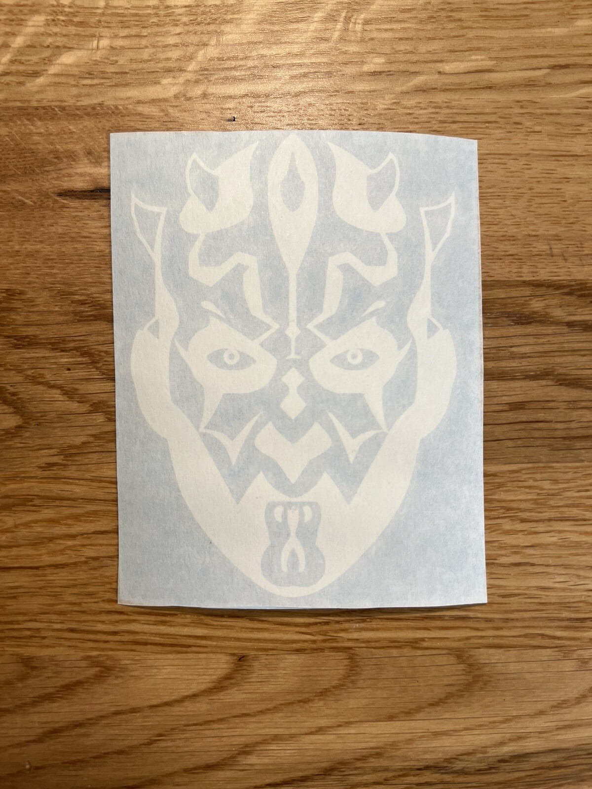 Star Wars Decal Sticker Darth Maul Face Black/white Colors | Vinyl Decal 5″X3.5″