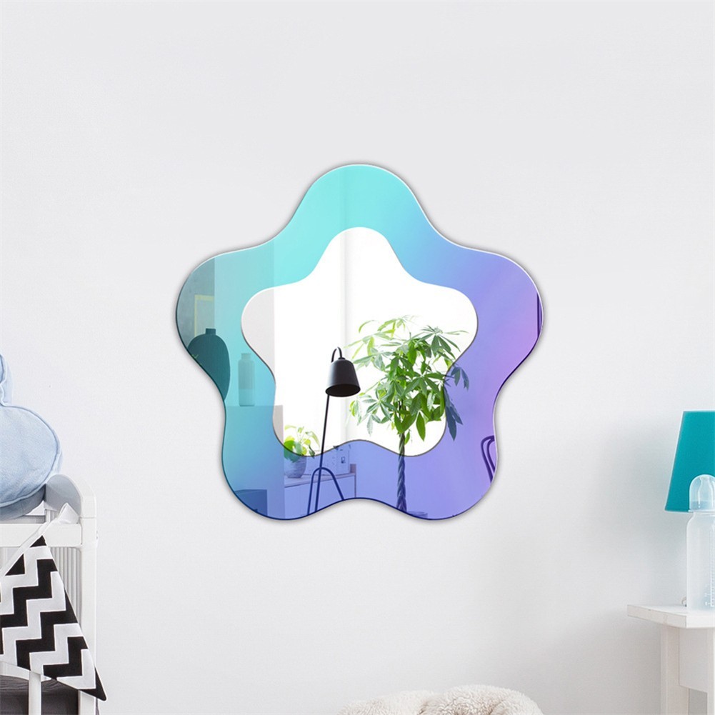 Sleek Irregular Wall Decorative Mirrors For Fashionable Touches In Modern Homes