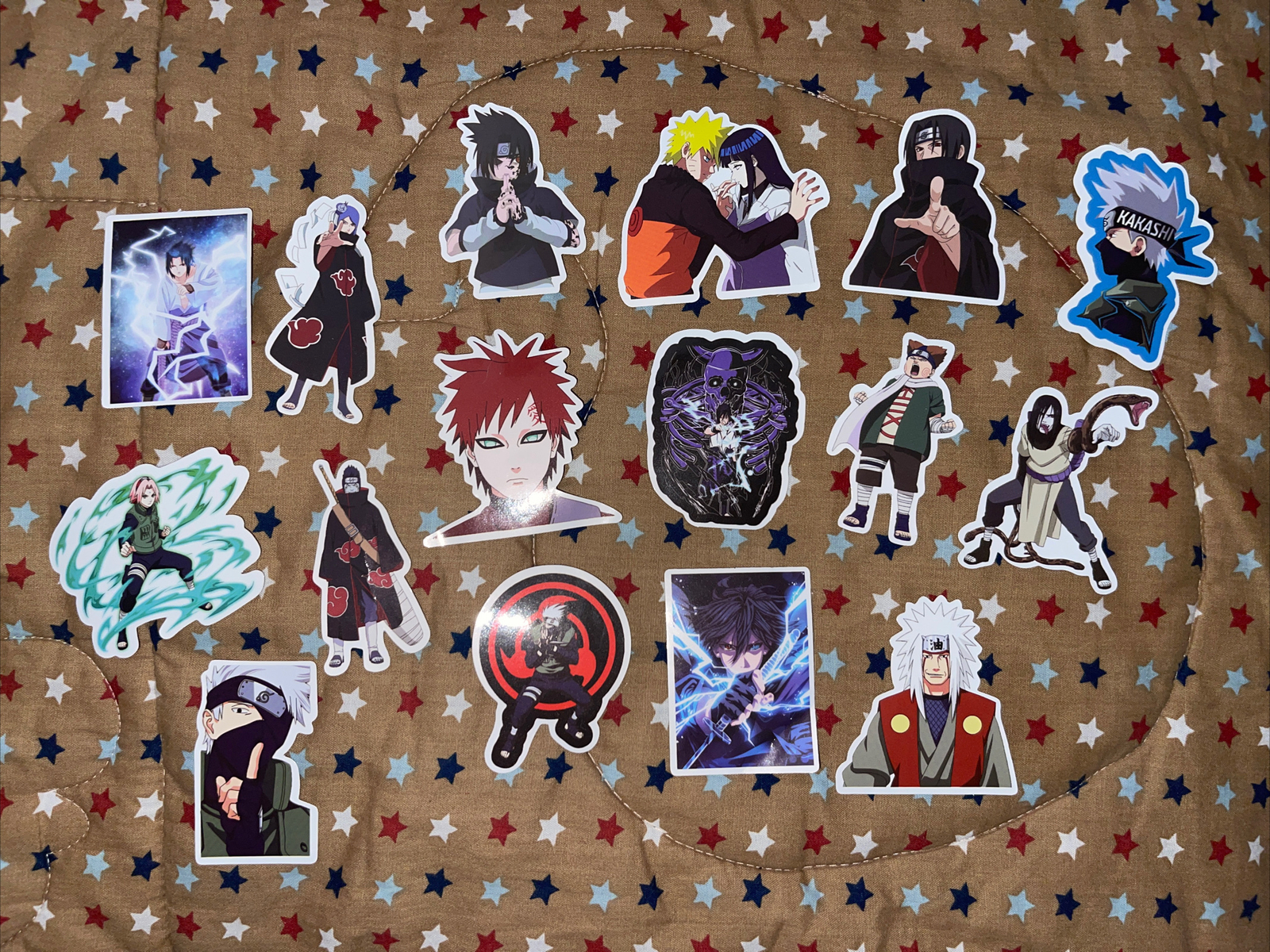 Naruto – Vinyl Sticker Decal – Naruto – Anime Lot of 16