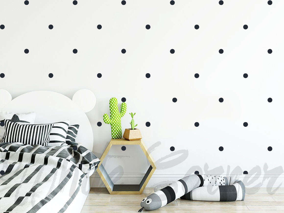 Large Polka Dot Wall Decals, Polka Dot Wall Decals,Polka Dot Set, Nursery ga4