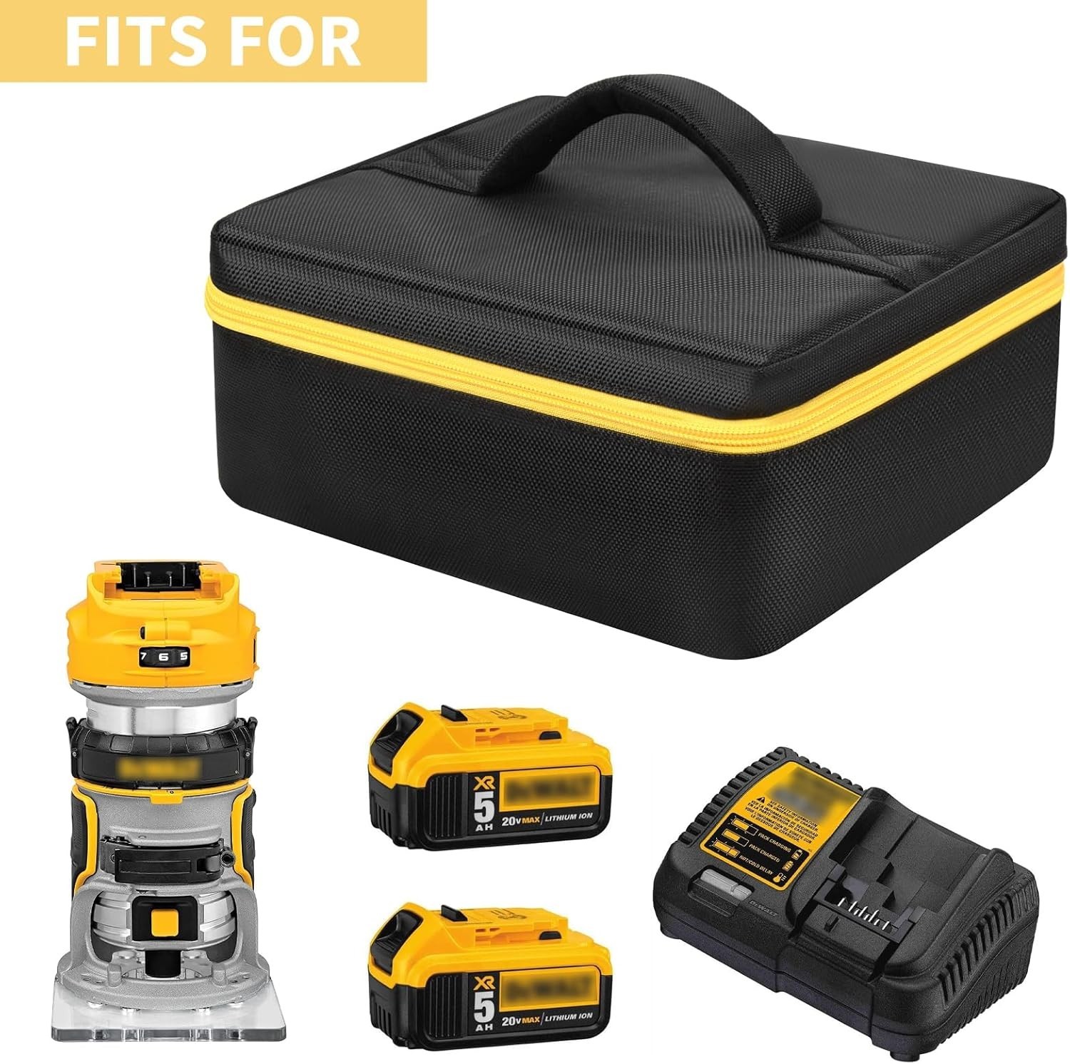 Tool Case Compatible with DEWALT 20V Max XR (DCW600B)/ for Makita XTR01Z 18V LXT