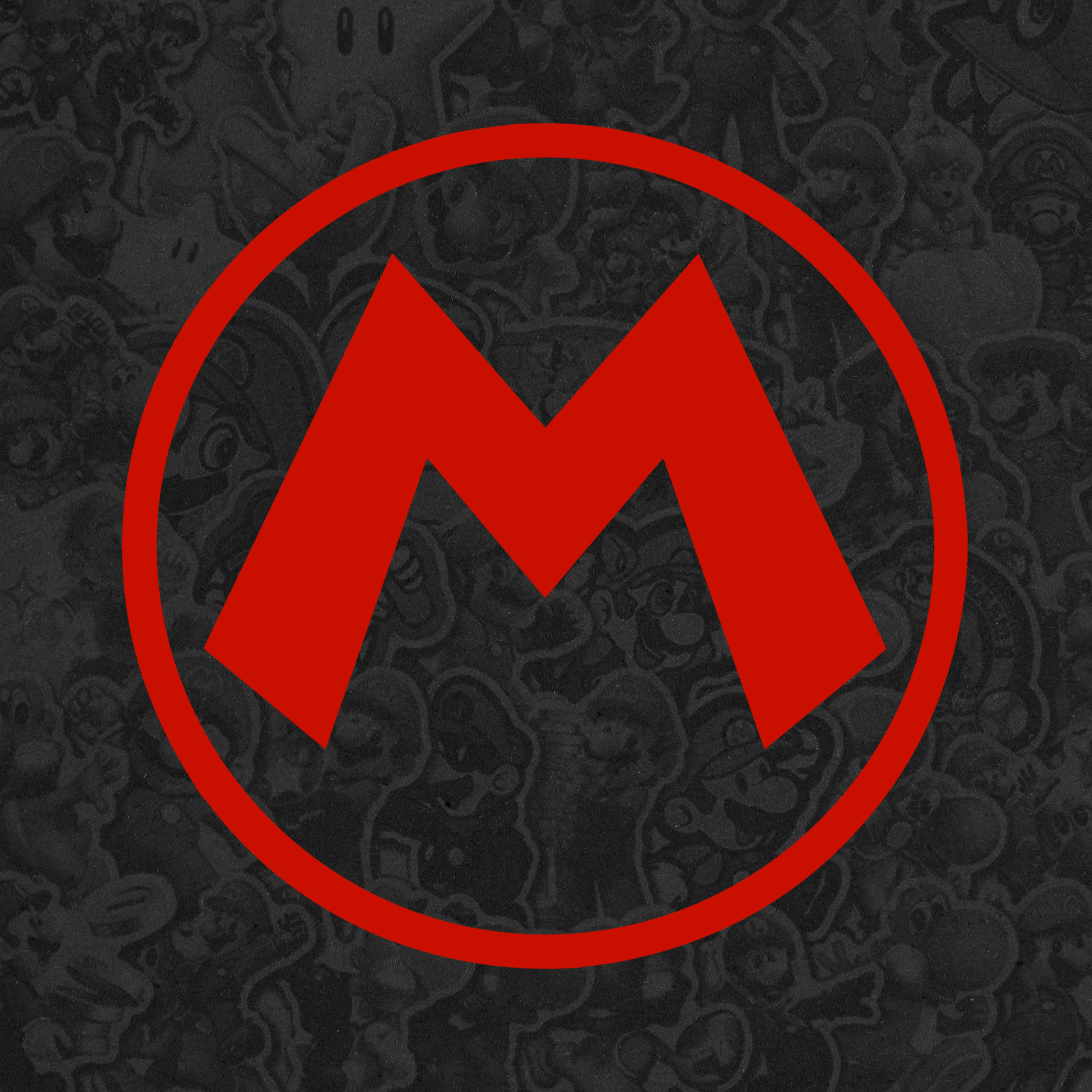 Super Mario Bros M Hat Logo Die Cut Vinyl Decal Sticker Car Window Laptop