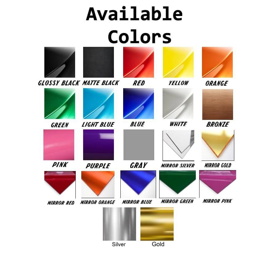 Custom Text Laser Cut Acrylic 3D Emblem Car Badge -Multicolor Personalized Name