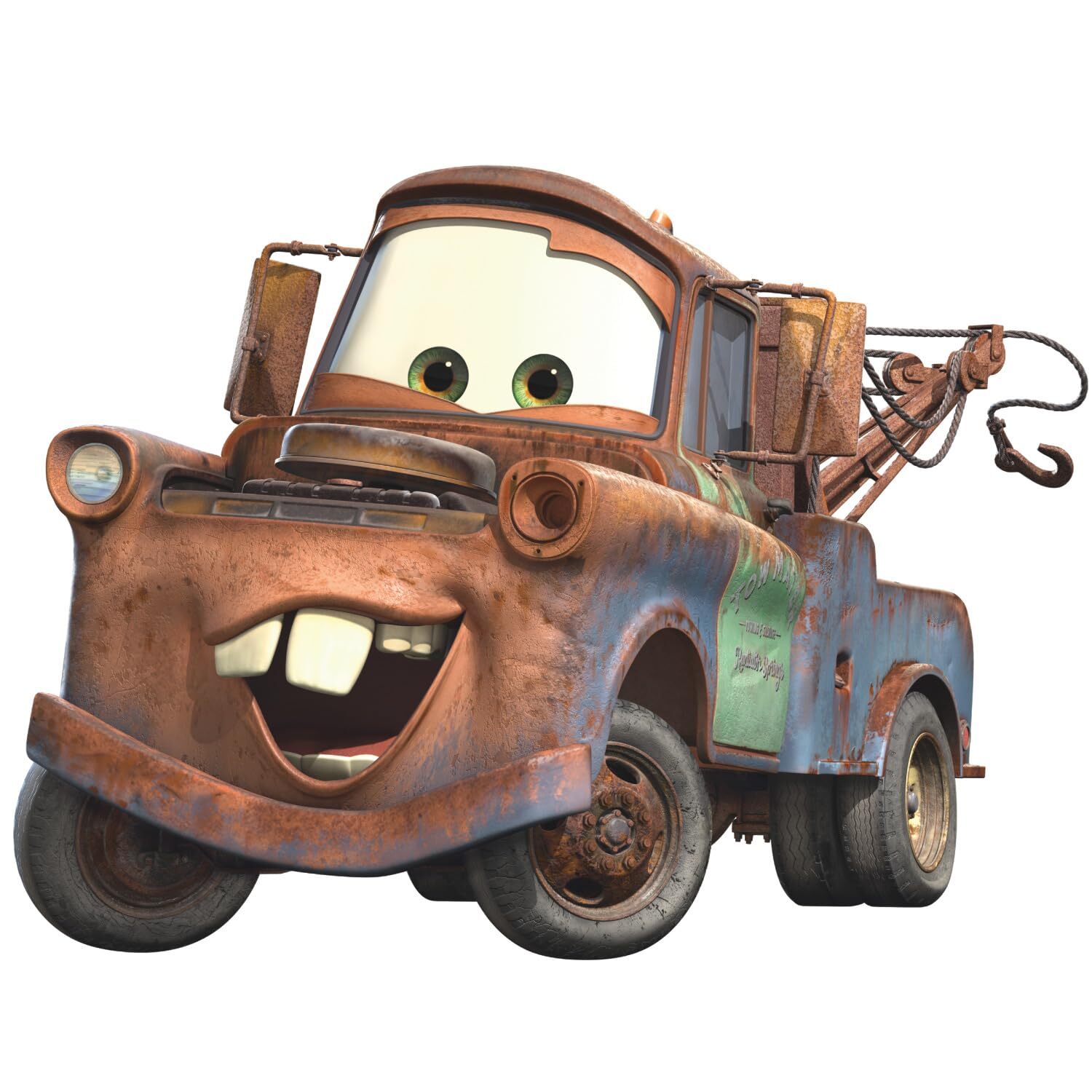 Disney Pixar Cars Mater Wall Decal Removable Peel and Stick 24×29 Inches