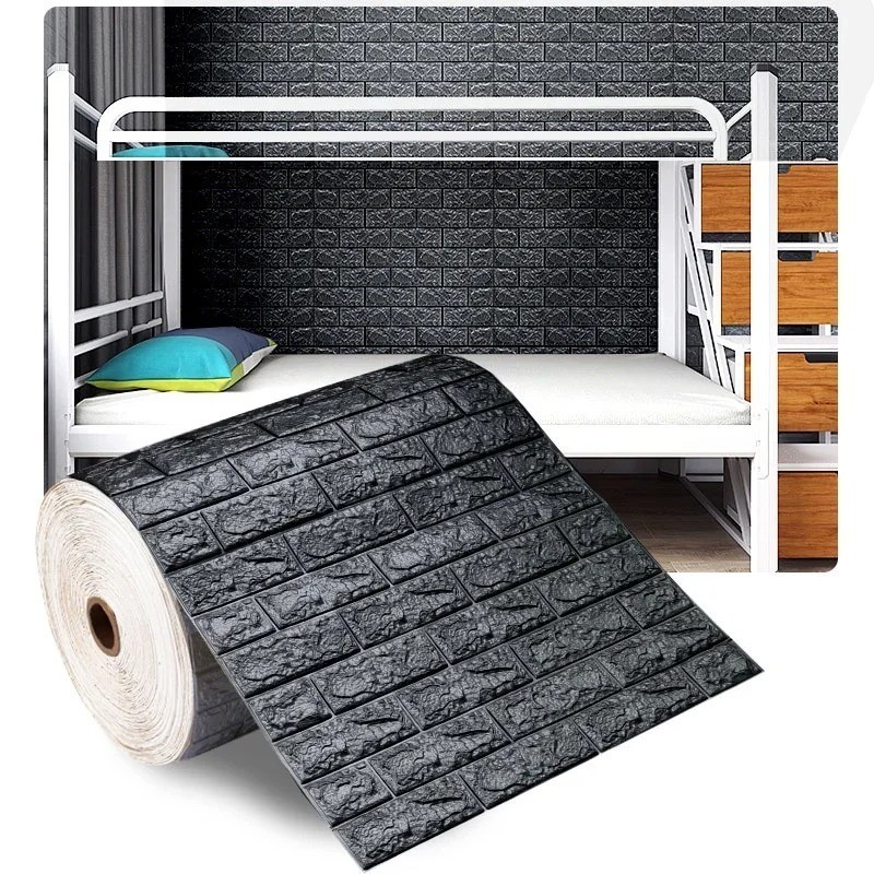 3D Foam Brick Self Adhesive Wallpaper Waterproof Wall Stickers Home Decor