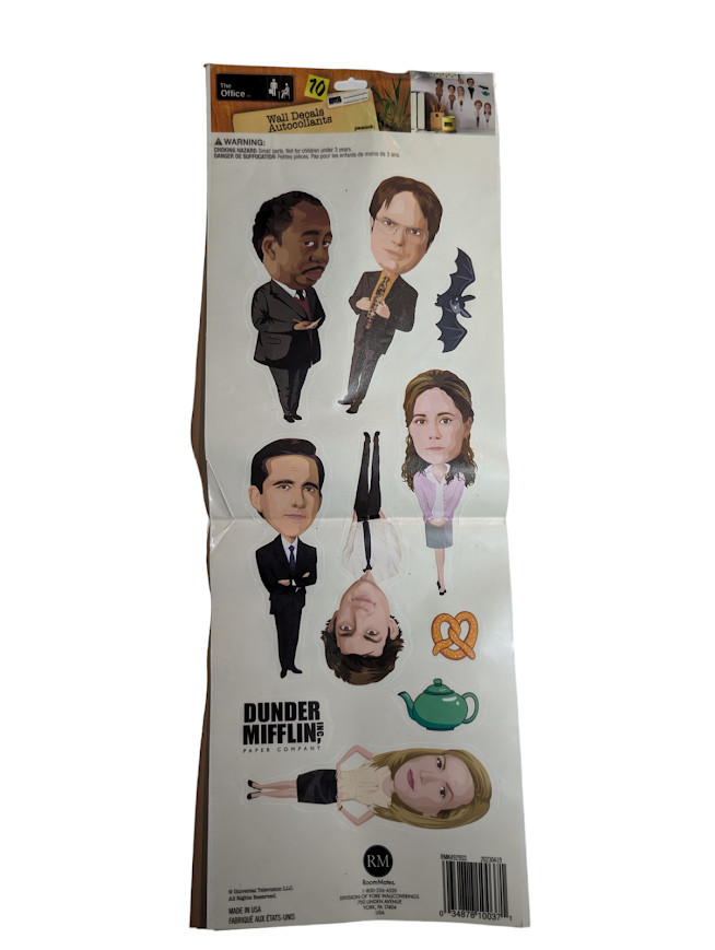 The Office Wall Decals AutoCollants Official Licn Stickers Minor Damage See Pics