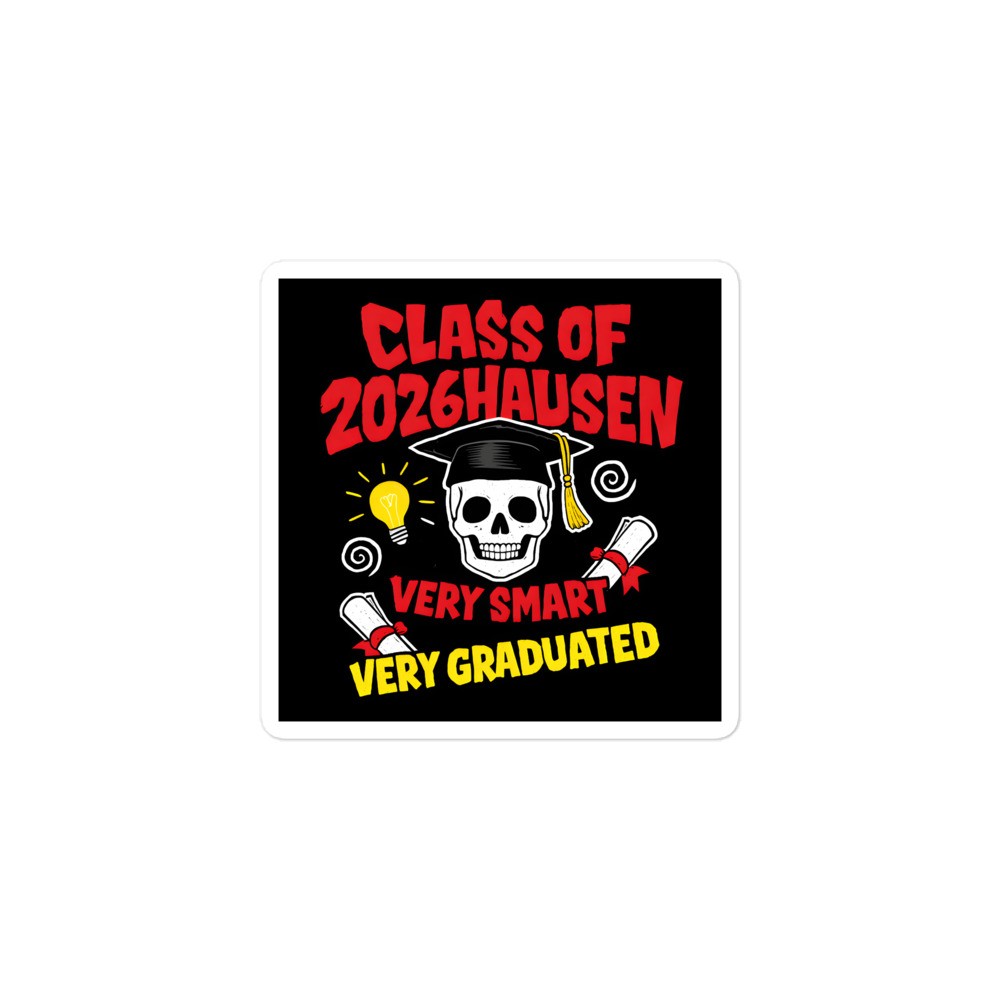 Class of 2026 | Pro Wrestling Humor | Graduation | Senior | Graduate | Sticker