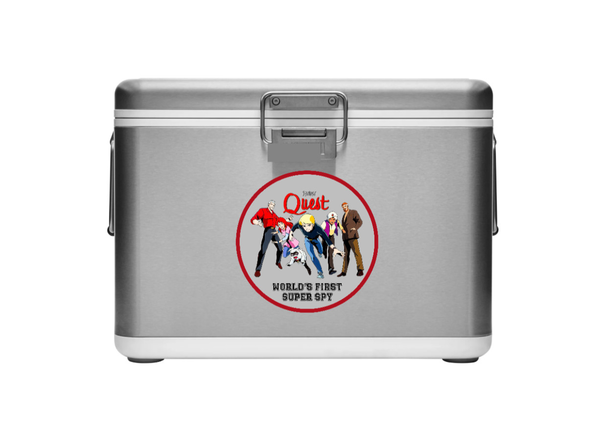 Cartoons – Jonny Quest “Super Spy” – 4″ Vinyl Decal Vehicle Laptop Cooler Decor