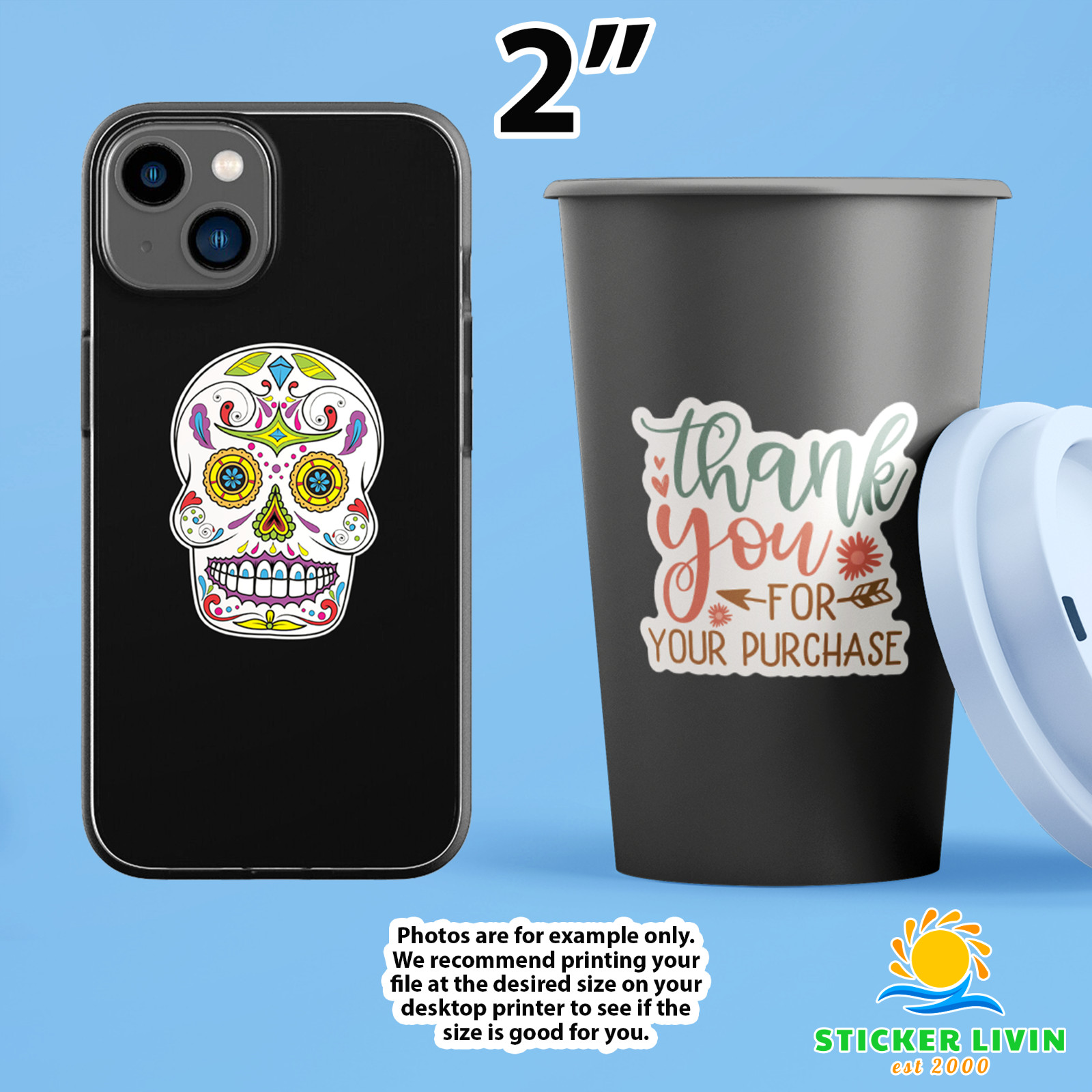 Custom Labels on a Roll | Gloss or Matte Lamination | Your Logo or Design