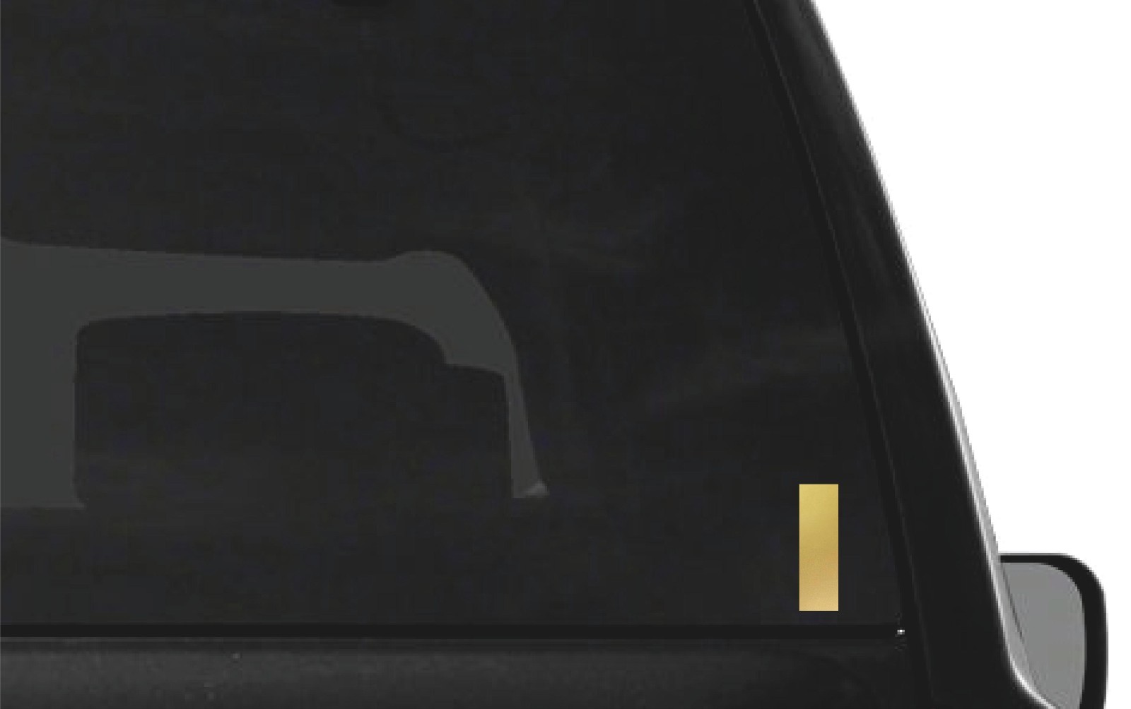 Letter I Initial Arial Black font Vinyl Sticker Decal Monogram Diploma