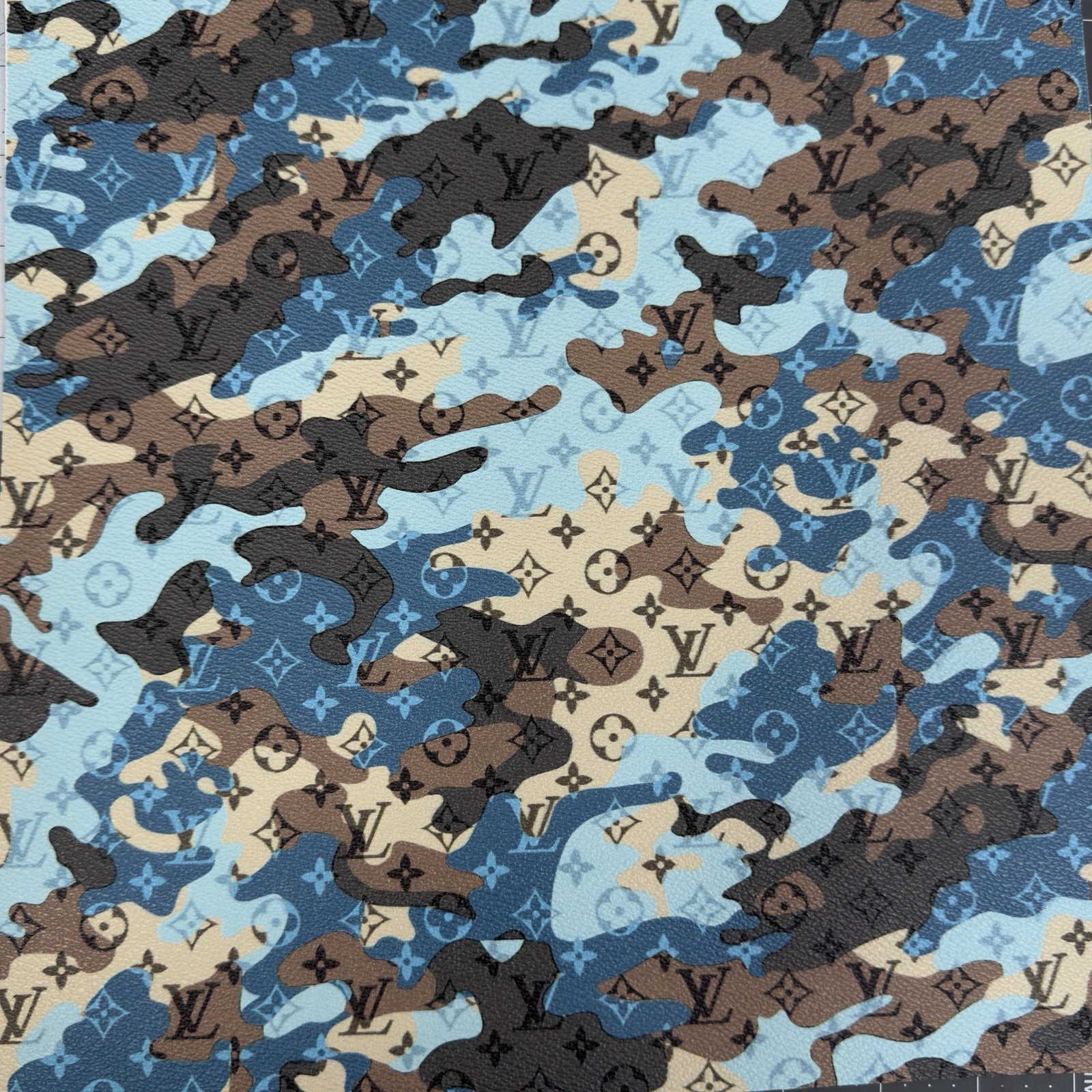 LV Camouflage Monogram Vinyl for Crafting Classic Size piece 12″ X 12″