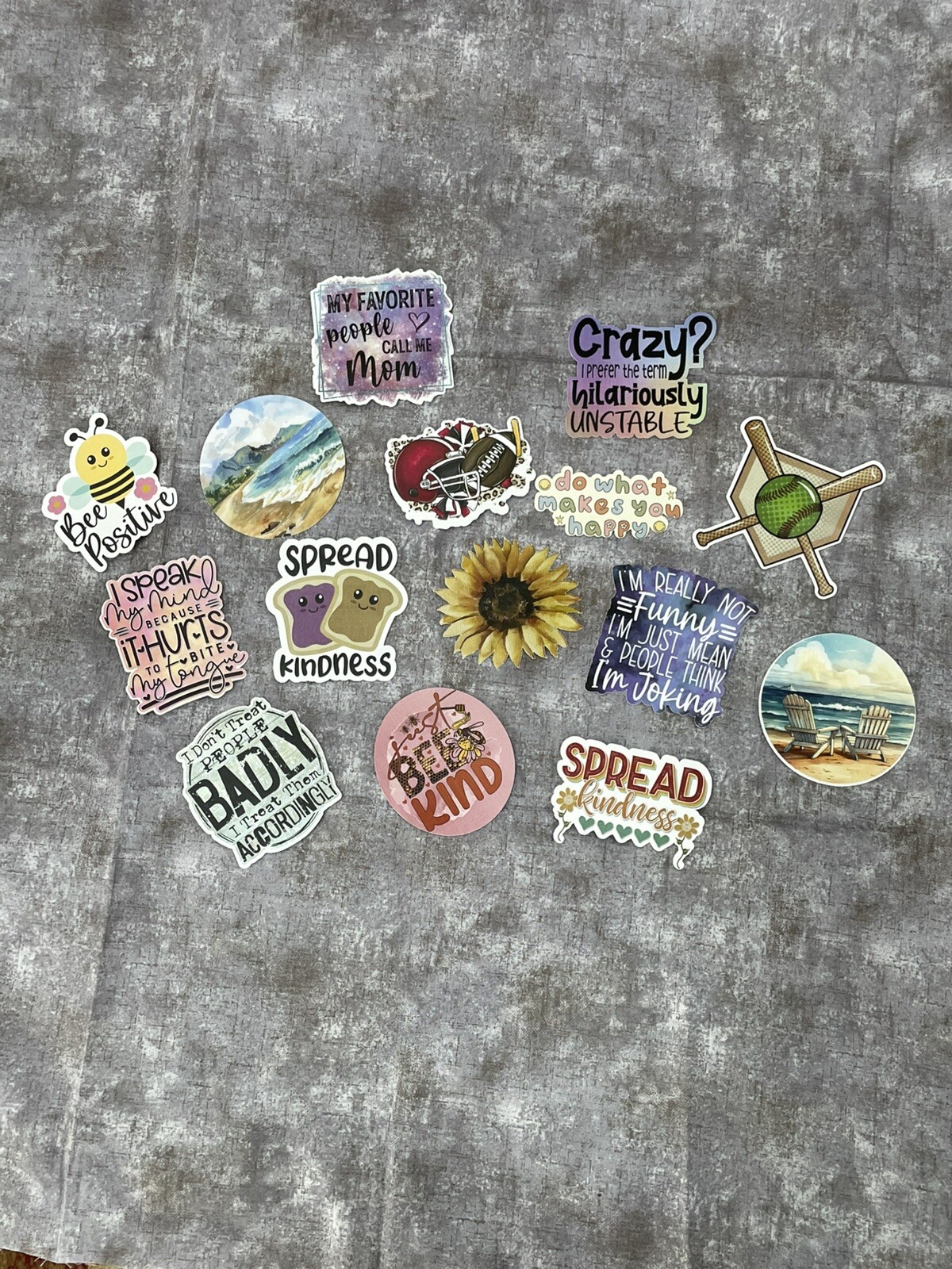 BEACH SCENE Waterproof Tumbler Sticker Water Bottle